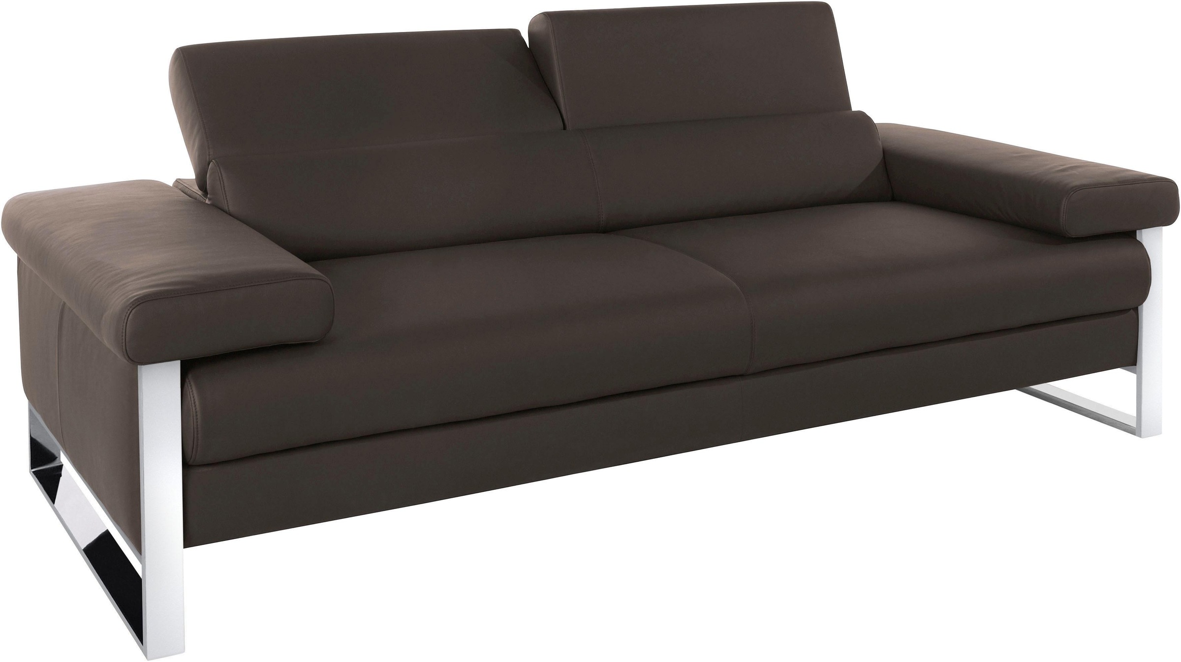 W.SCHILLIG 2-Sitzer »finn«, German Design Award 2016, Fußgestell Chrom glänzend, Breite 230 cm