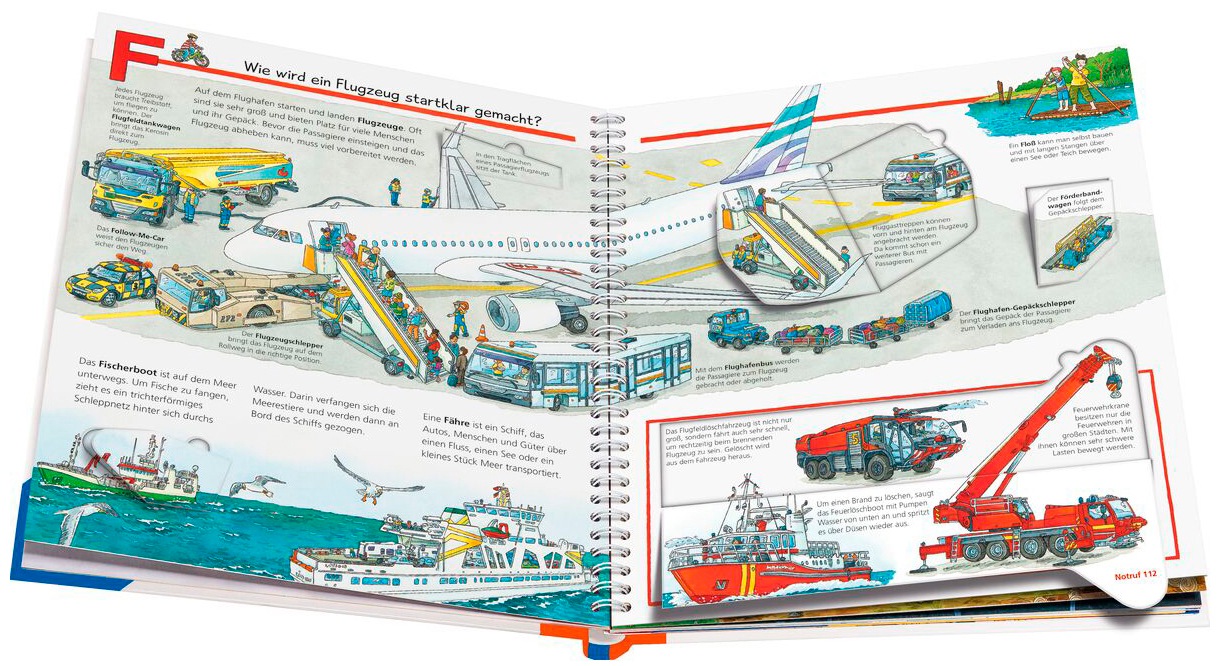 Ravensburger Kinderbuch »Wieso? Weshalb? Warum? Sonderband - Mein ABC der Fahrzeuge«