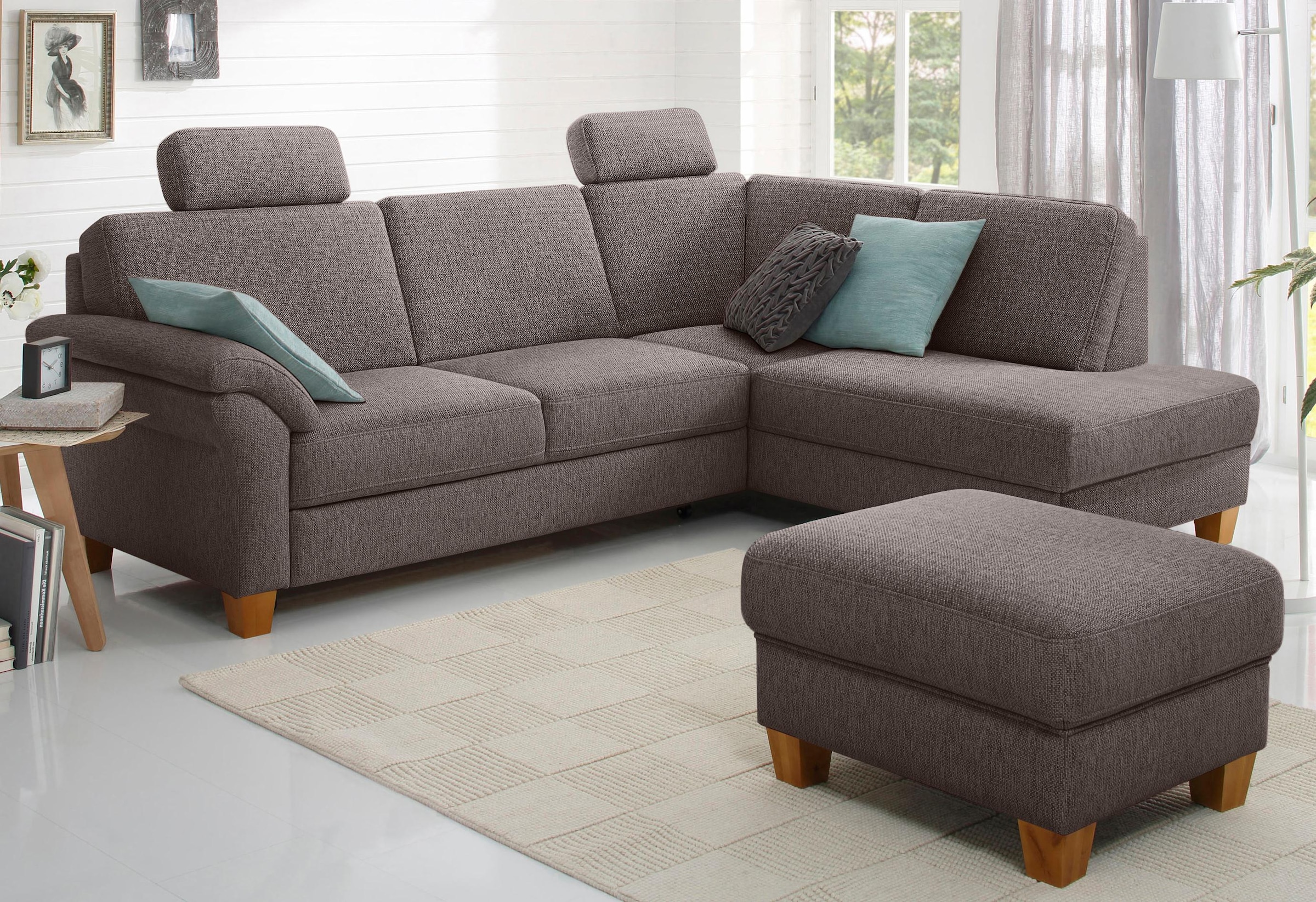 Home affaire Ecksofa "Borkum L-Form, B: 249 cm - OTTO. Verlässliche Qualitä günstig online kaufen