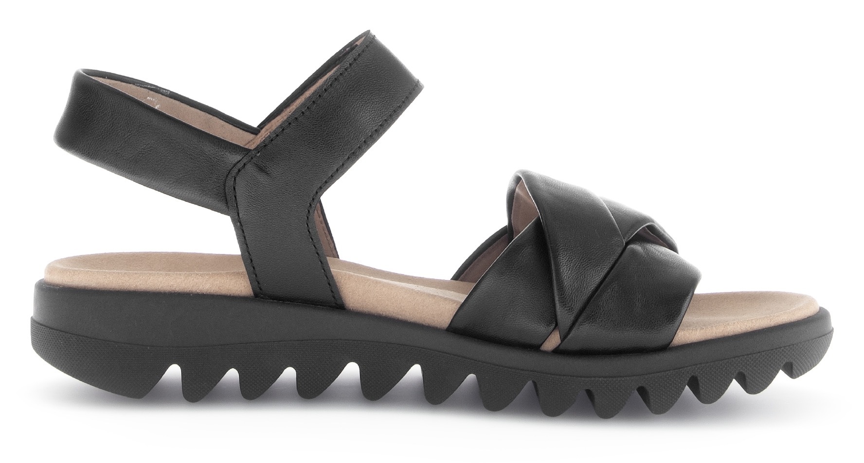 Thumbnail - Gabor Riemchensandale, Sommerschuh, Keilsandalette, Bequemschuh mit Klettverschluss