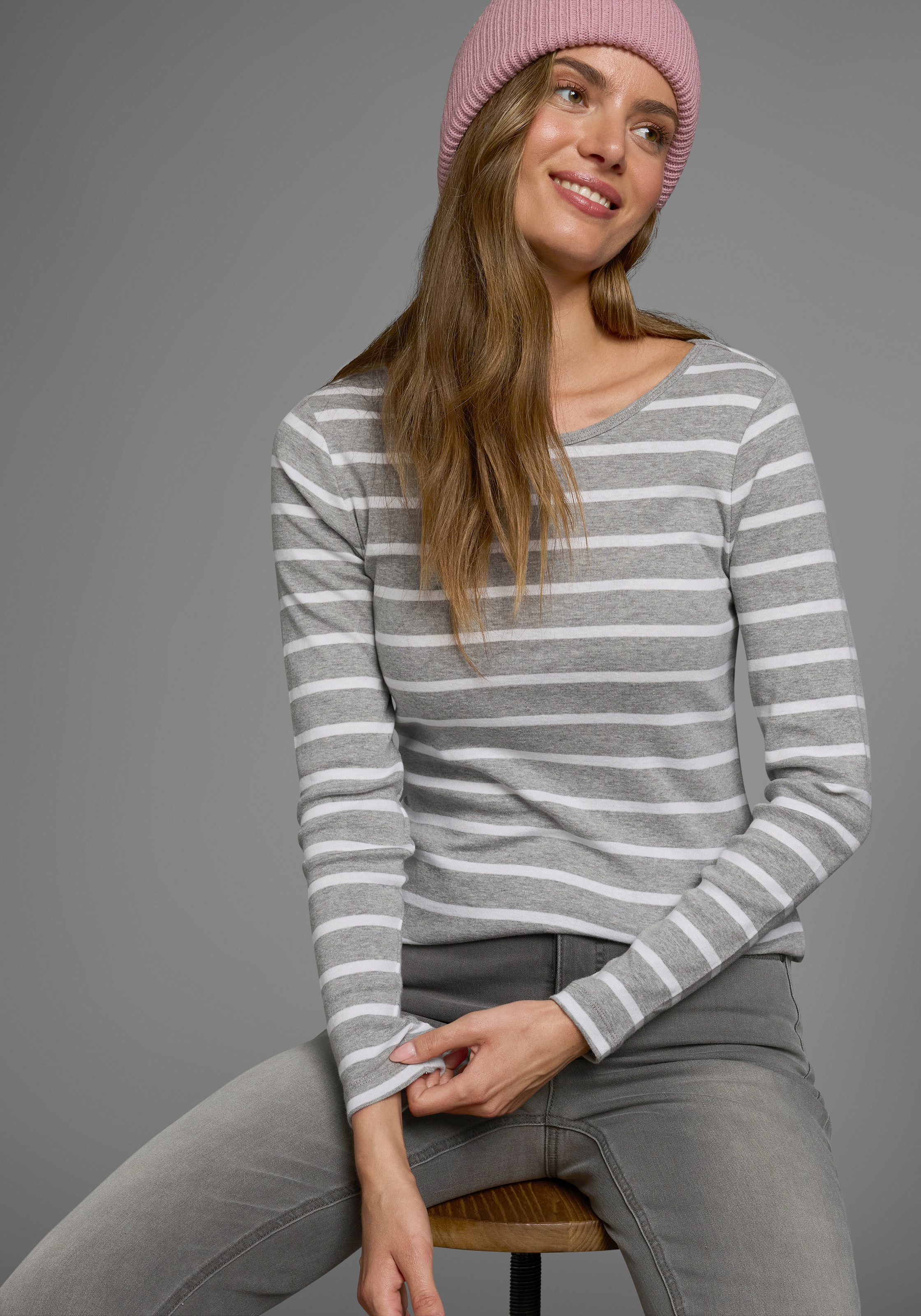 Flashlights Langarmshirt Packung, 2er-Pack, 2 Stk. Langarm, sehr figurbeton günstig online kaufen