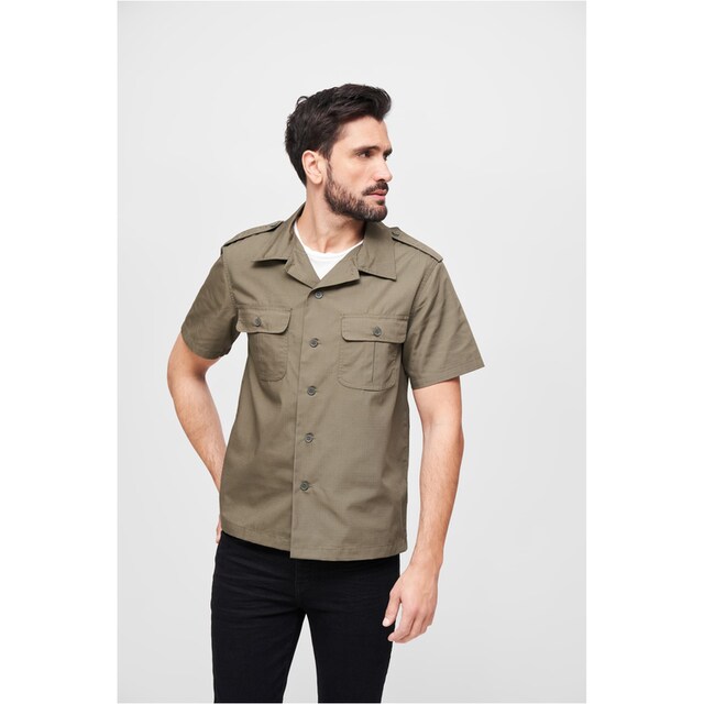 Brandit Langarmhemd »Herren US Shirt Ripstop shortsleeve«, (1 tlg.) ▷  bestellen | BAUR