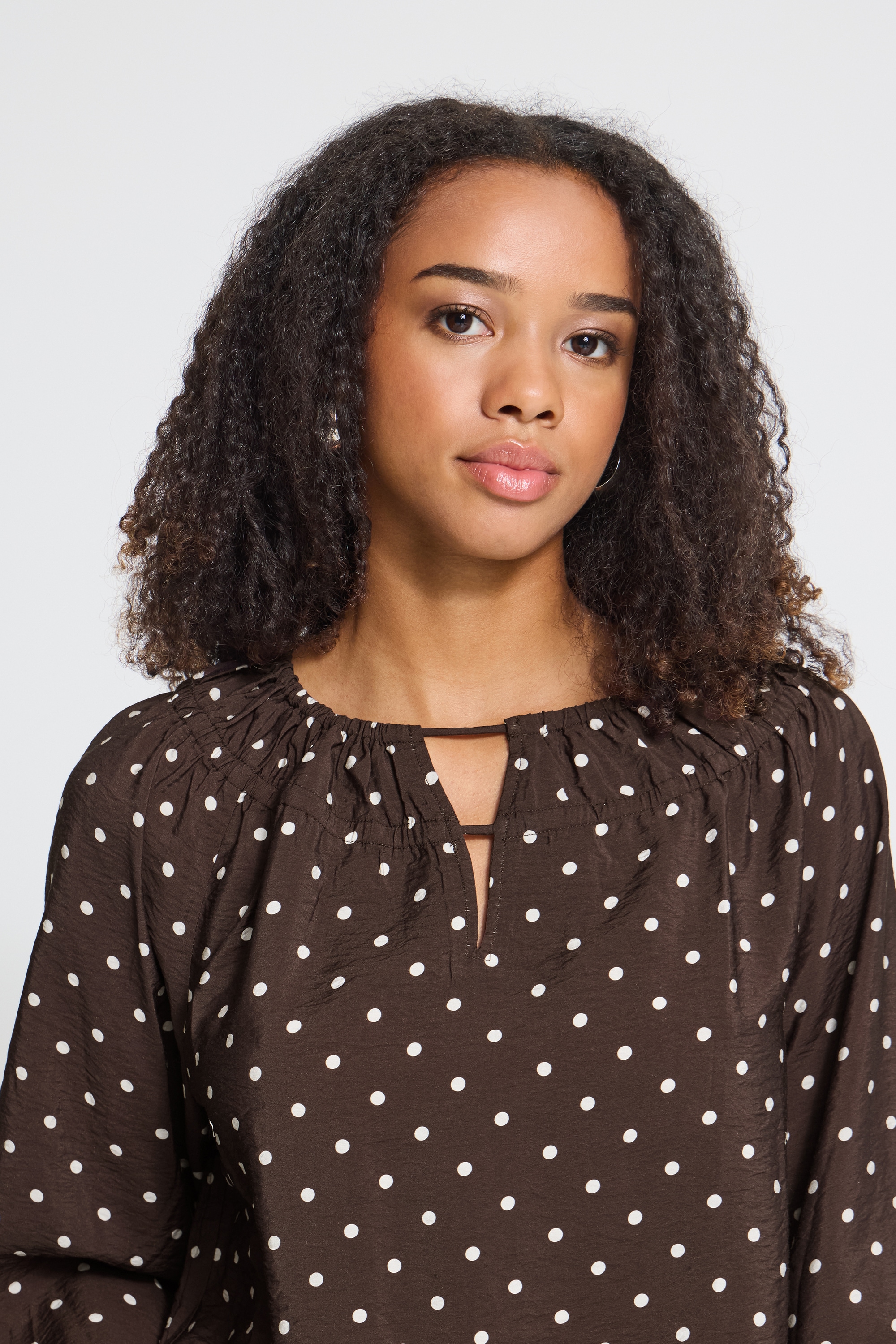 Ichi Langarmbluse »Damen Bluse langarm IHFORANA«
