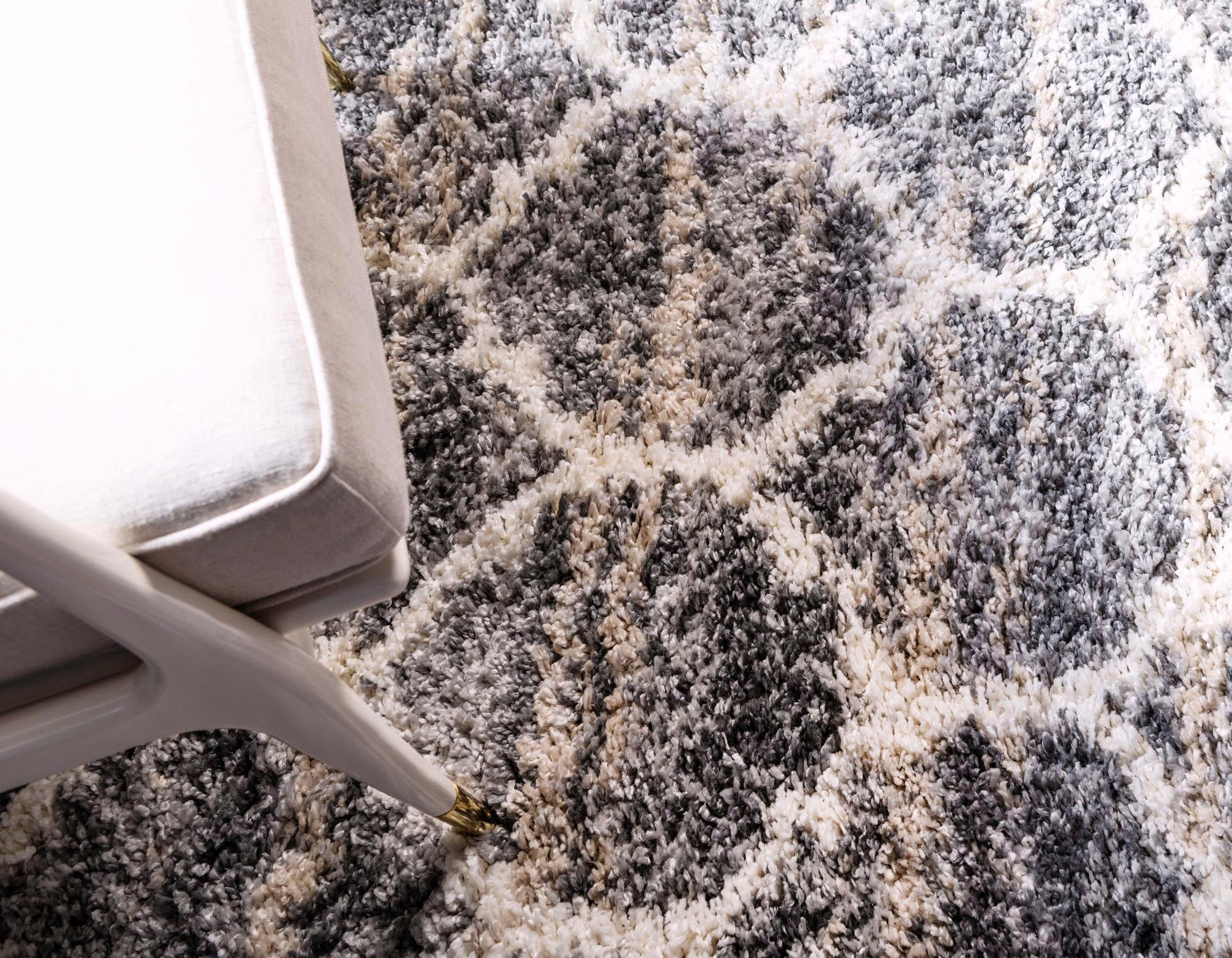 Myflair Möbel & Accessoires Hochflor-Teppich »Top Shag Lagerräumung«, rund, 32 mm Höhe, gewebt, melierte Optik, weich & kuschelig