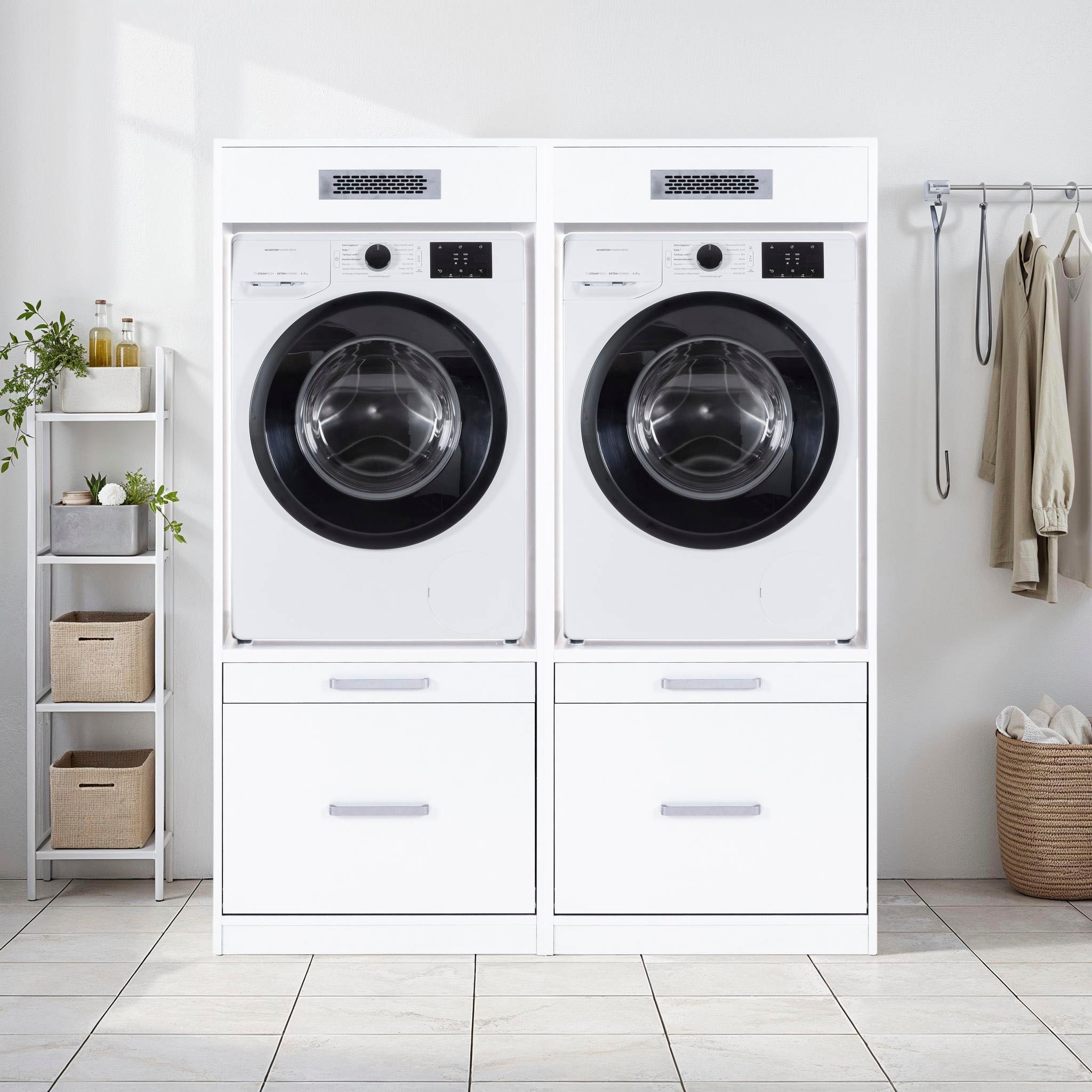 Inter Link Mehrzweckschrank-Set »Norela, Geräteschrank-Set für Waschmaschine und Trockner, Umbauschrank« 2 Stk. tlg.