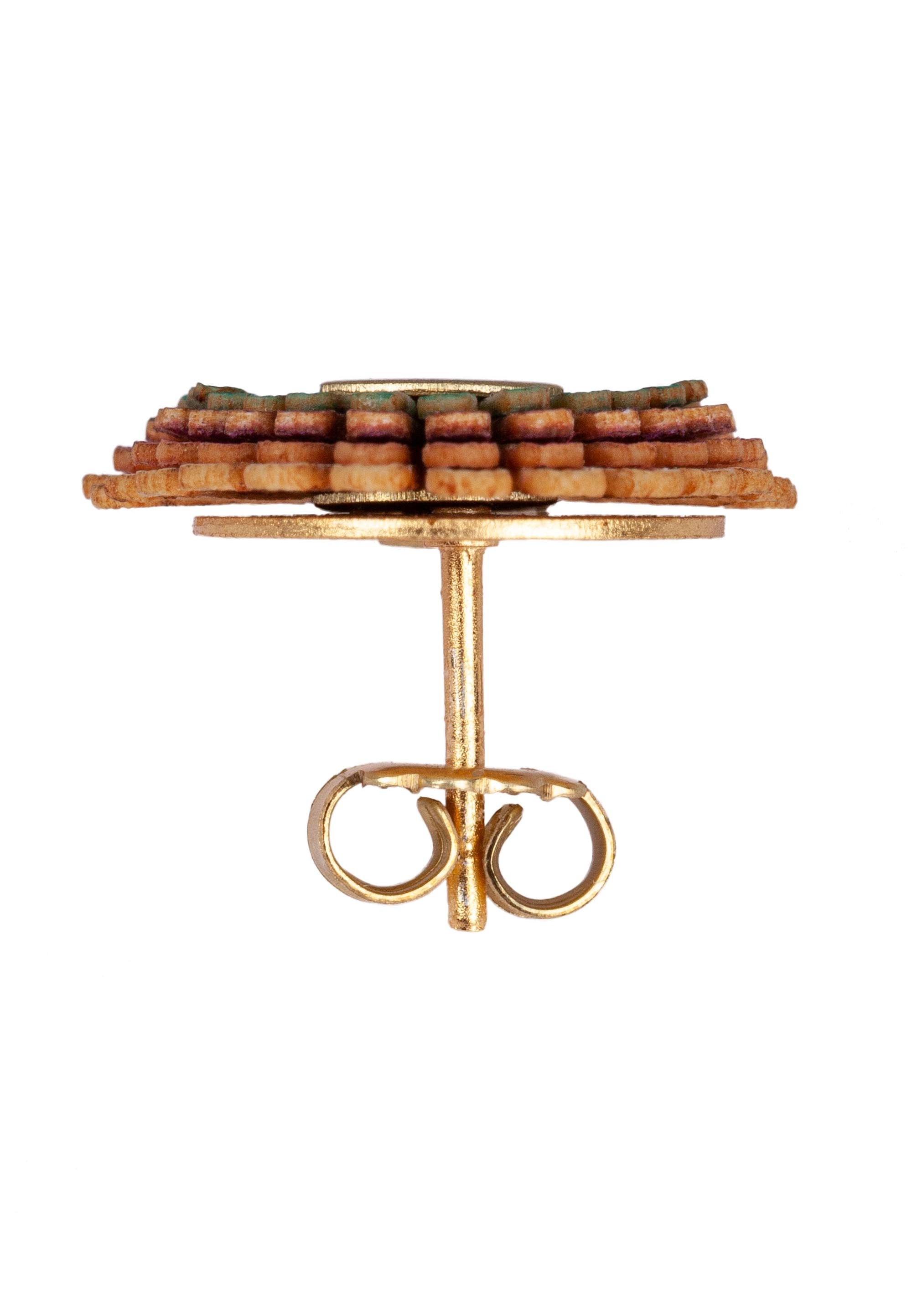 GRETCHEN Paar Ohrstecker »Pam Pem Earring Stud«, aus buntem Pergament