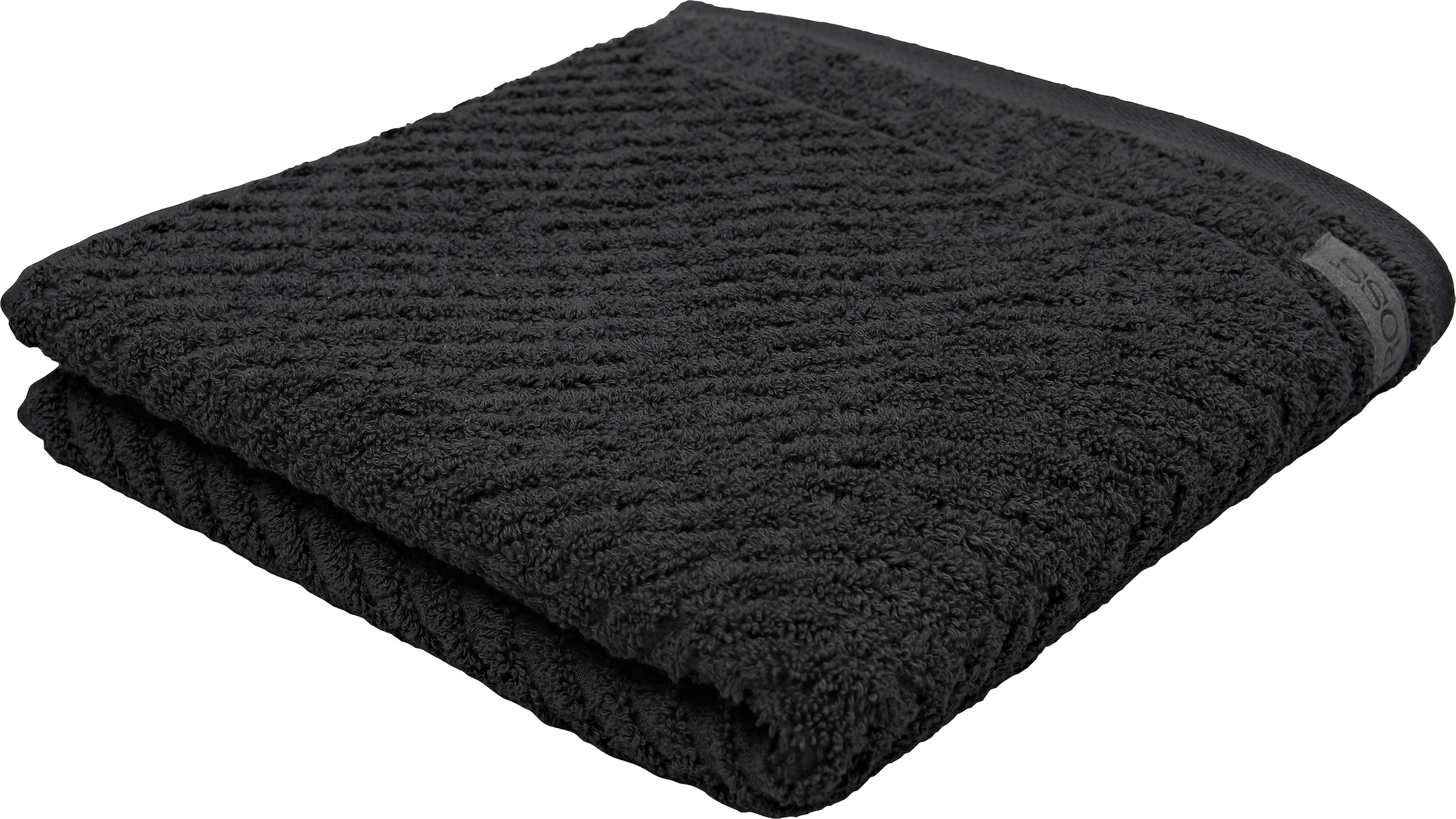 ROSS Duschtuch "Smart" Uni-Rippe mit Velourslabel günstig online kaufen