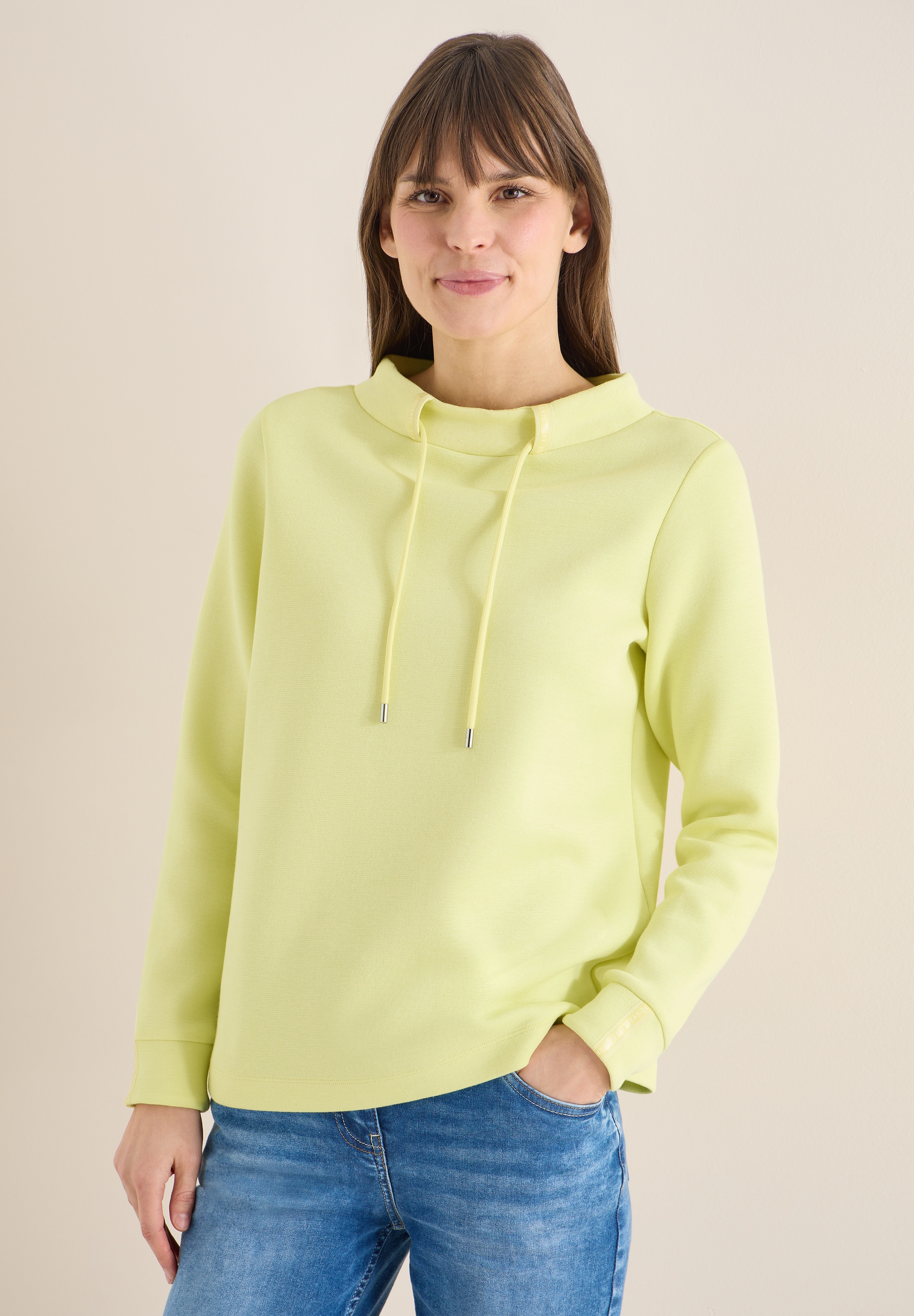 Cecil Langarmshirt im Melange Look günstig online kaufen