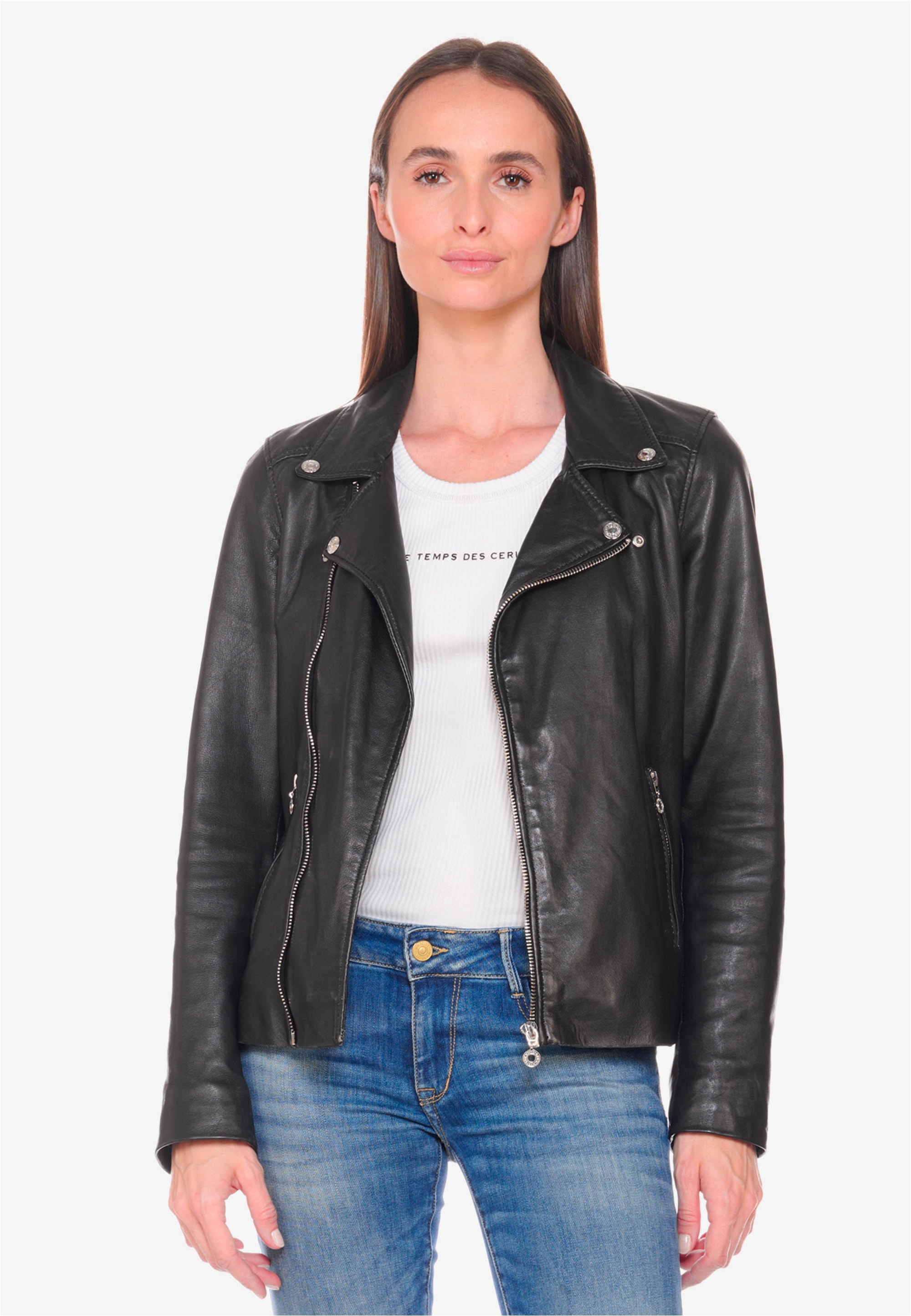 Le Temps Des Cerises Outdoorjacke »NANCY«, mit rockigem Look