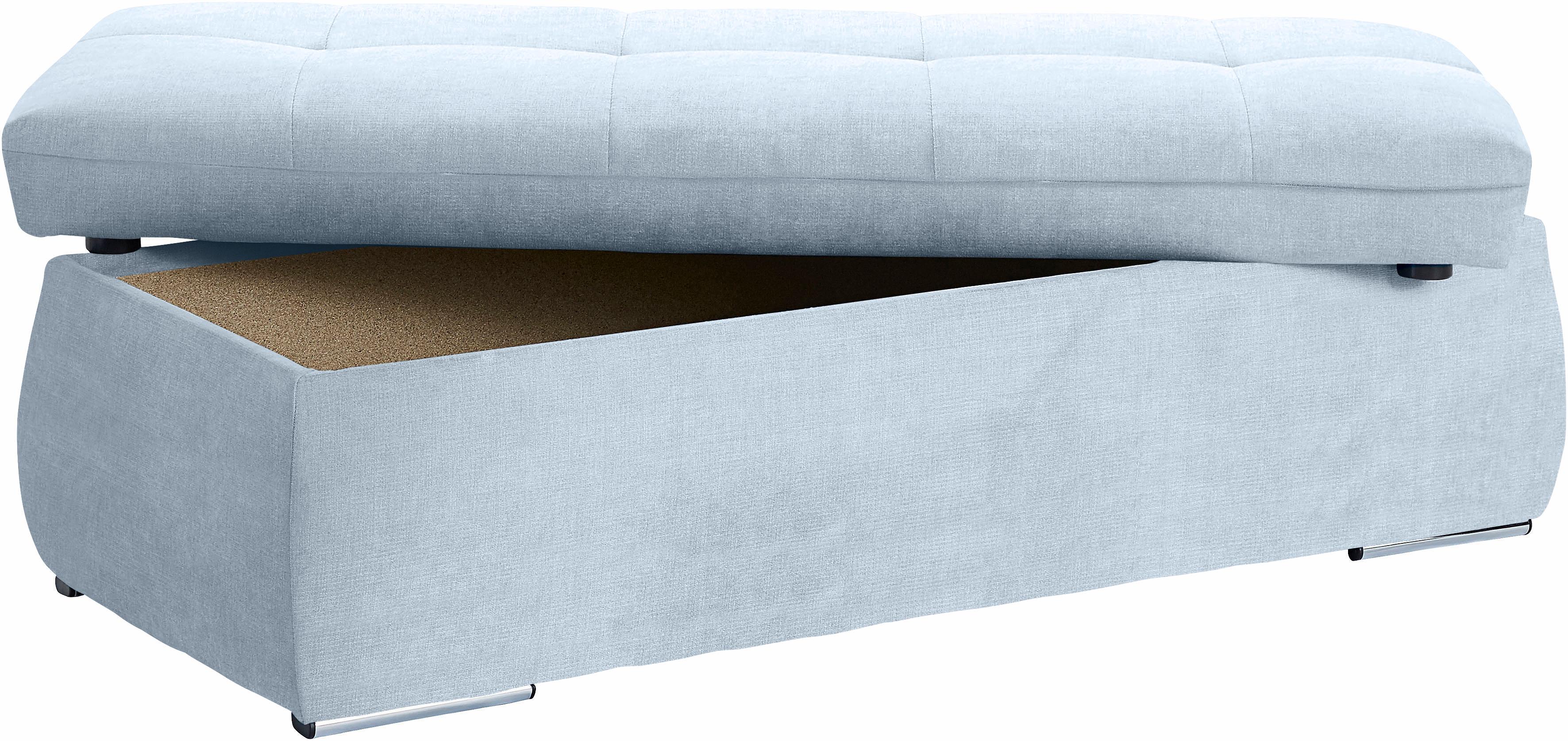 Thumbnail - DOMO collection Hocker "NMoric" mit Stauraumfach, auch in Cord