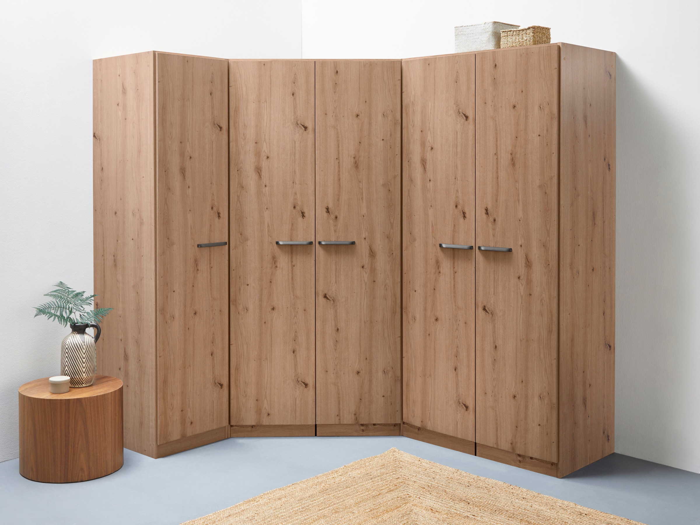 rauch "Kleiderschrank Schrank Garderobe Wäscheschrank VANDOR" Set