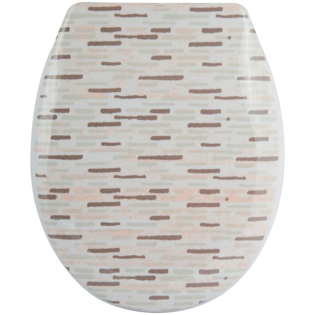 MSV WC-Sitz »BRIQUE BEIGE«