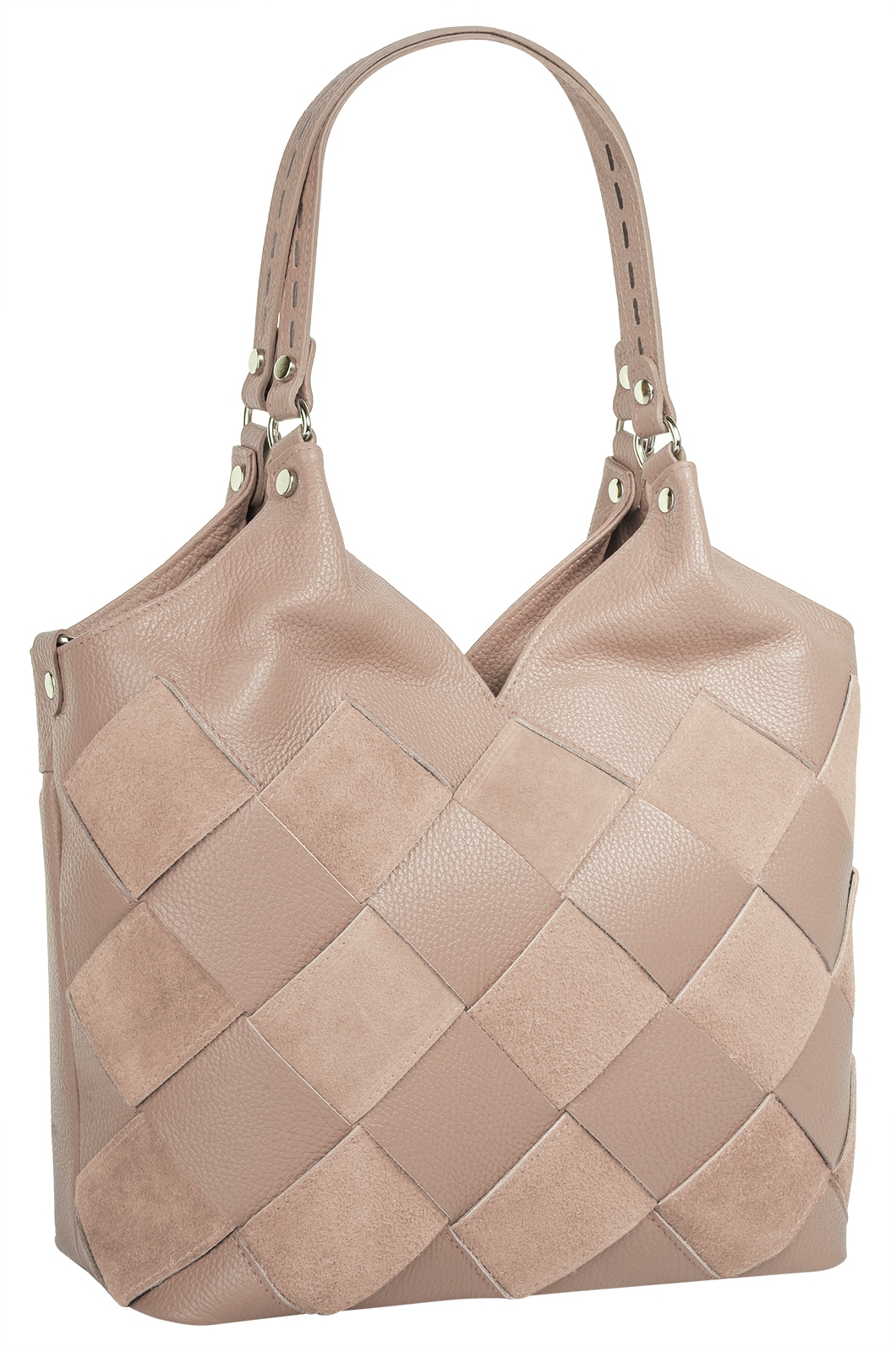 Samantha Look Shopper, echt Leder, Made in Italy