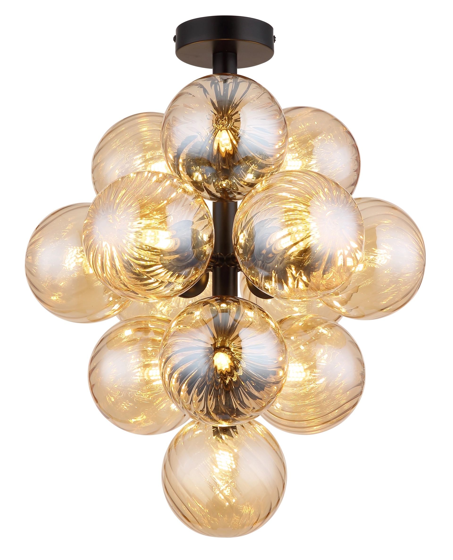 GLOBO LIGHTING LED Deckenleuchte »CONOR«, 13 flammig, Leuchtmittel G9 | ohne Leuchtmittel, Glaskugeln