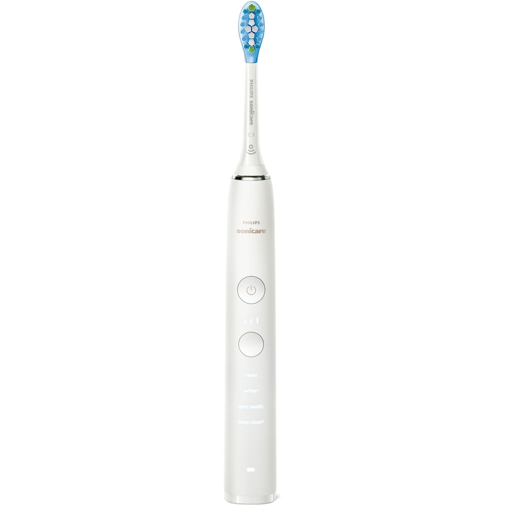 Philips Sonicare Elektrische Zahnbürste »DiamondClean 9000 HX9911«, 1 St. Aufsteckbürsten, mit Schalltechnologie, Ladeglass, USB-Reiseetui