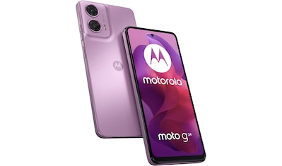 Smartphone »Moto G24«, Pink Lavender, 16,66 cm/6,56 Zoll, 128 GB Speicherplatz, 50 MP...
