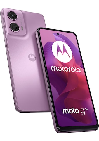 Smartphone »Moto G24«, Pink Lavender, 16,66 cm/6,56 Zoll, 128 GB Speicherplatz, 50 MP...