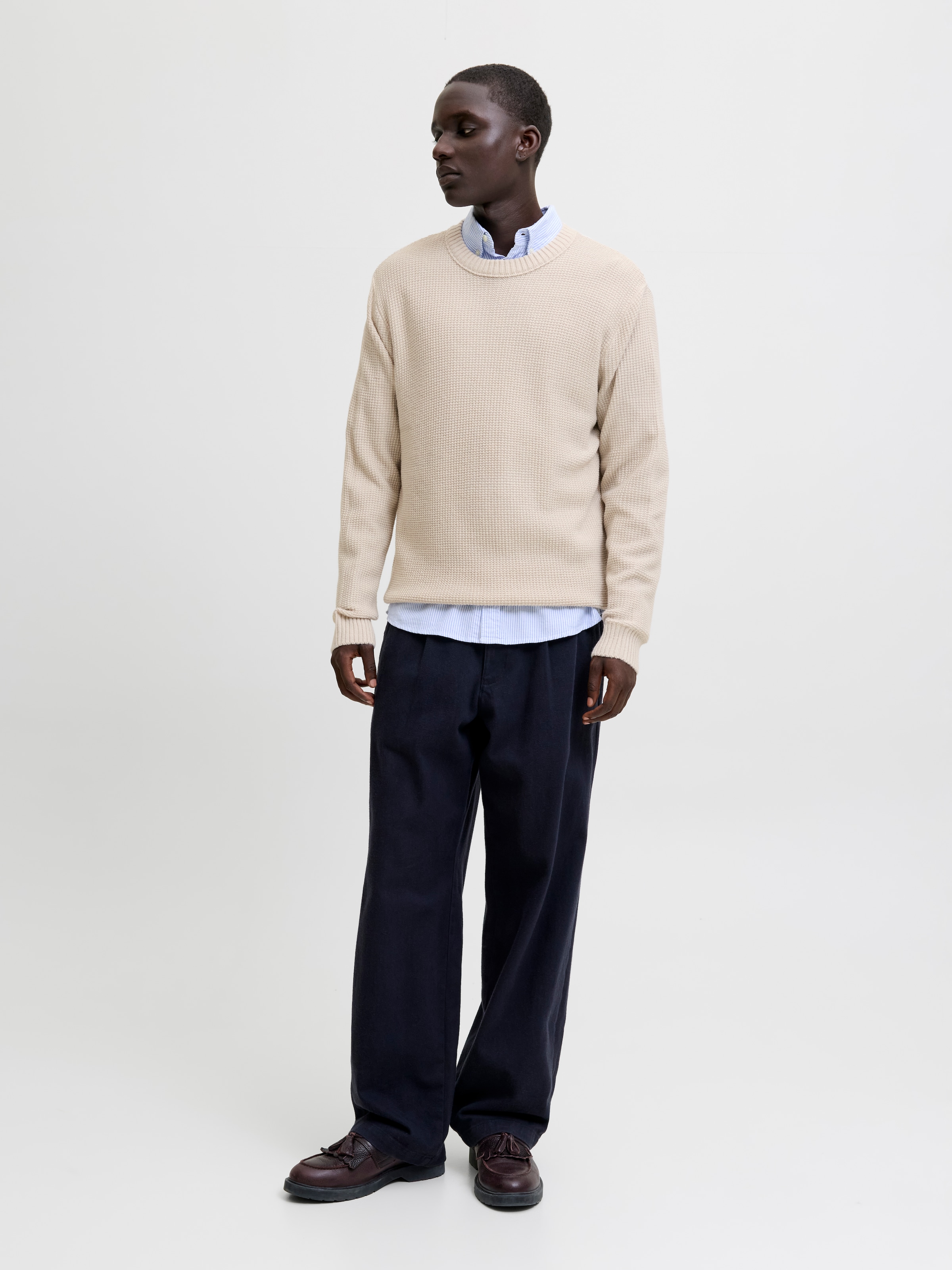 Jack & Jones Strickpullover »JJROY KNIT CREW NECK AW25«