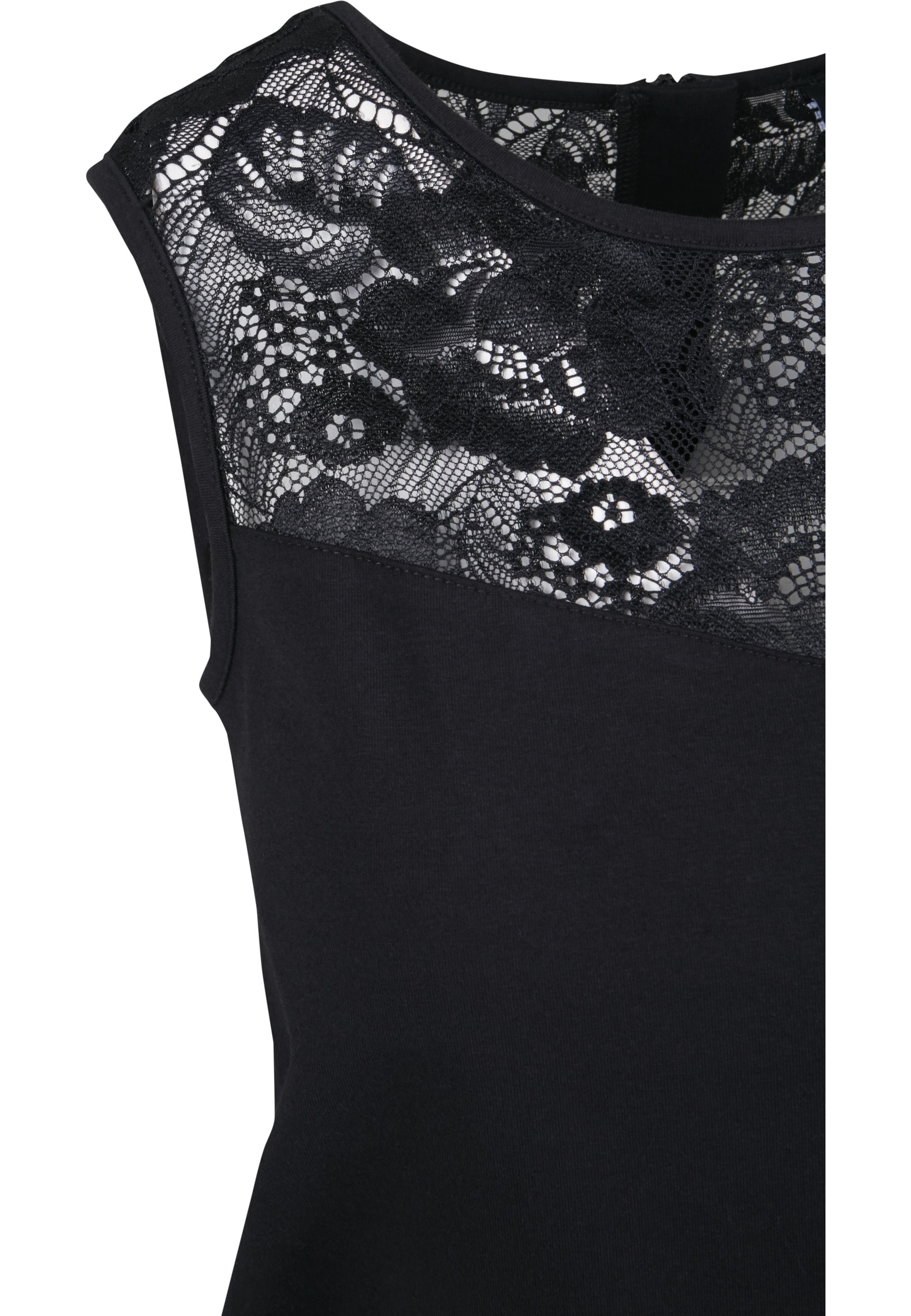 URBAN CLASSICS Jumpsuit »Urban Classics Damen Ladies Lace Block Jumpsuit« 1 Stk.