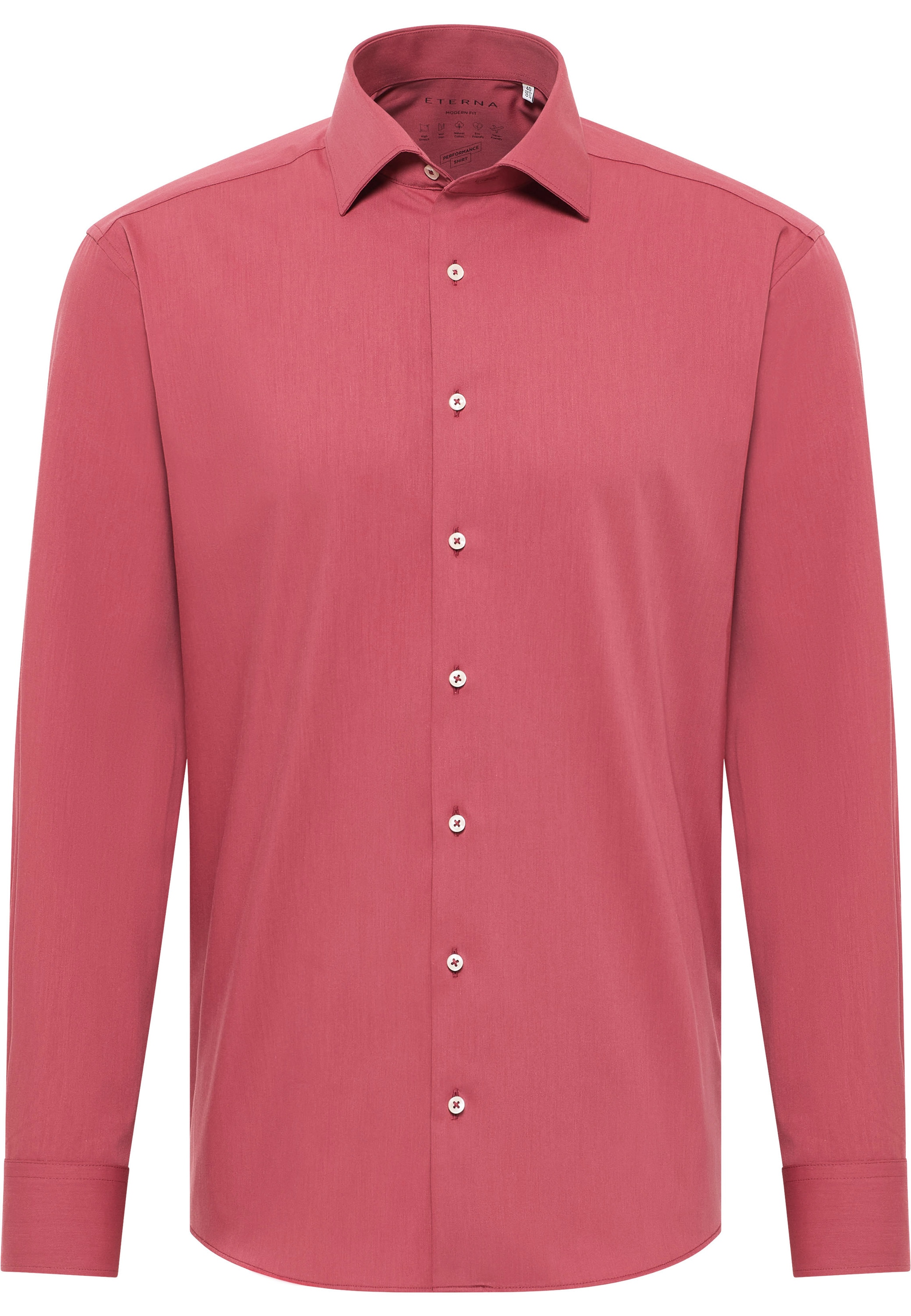 Eterna Langarmhemd »MODERN FIT«, NON IRON (bügelfrei)