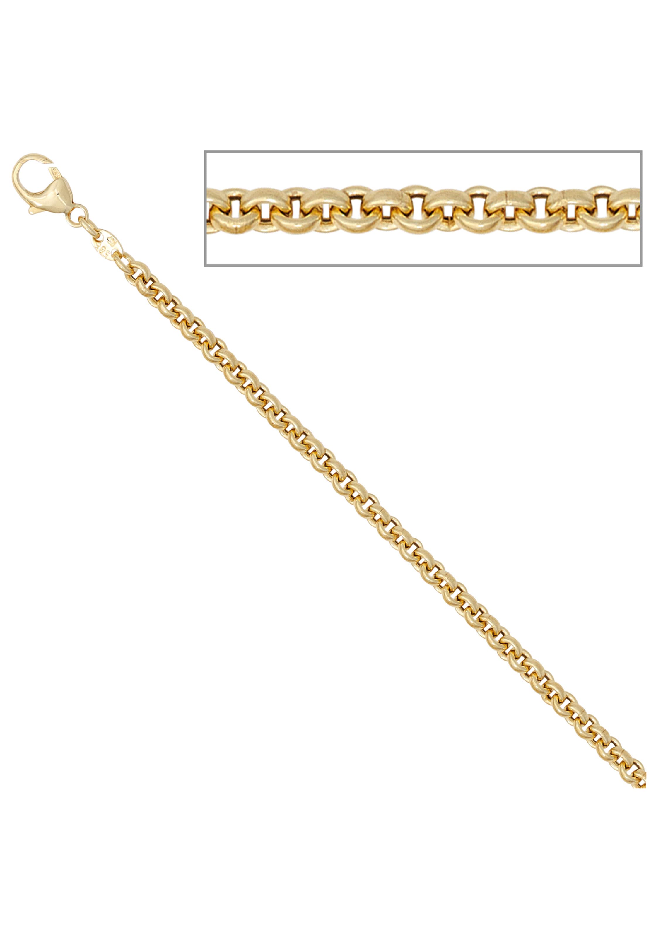 JOBO Goldkette, Erbskette 585 Gold 45 cm