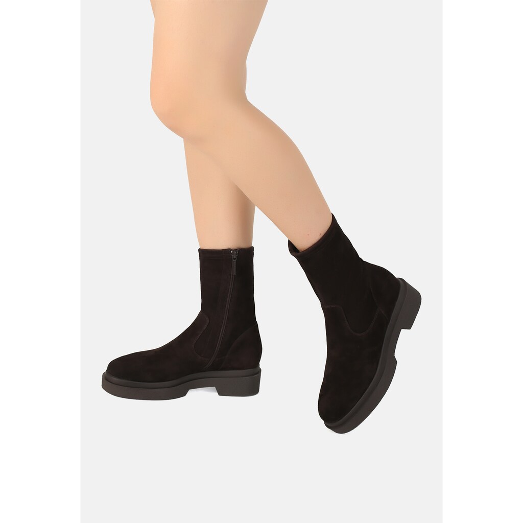 Schuhe Stiefel ekonika Stiefel, mit massiver Sohle dunkelbraun Schuhe Stiefel ekonika Stiefel, mit massiver Sohle dunkelbraun