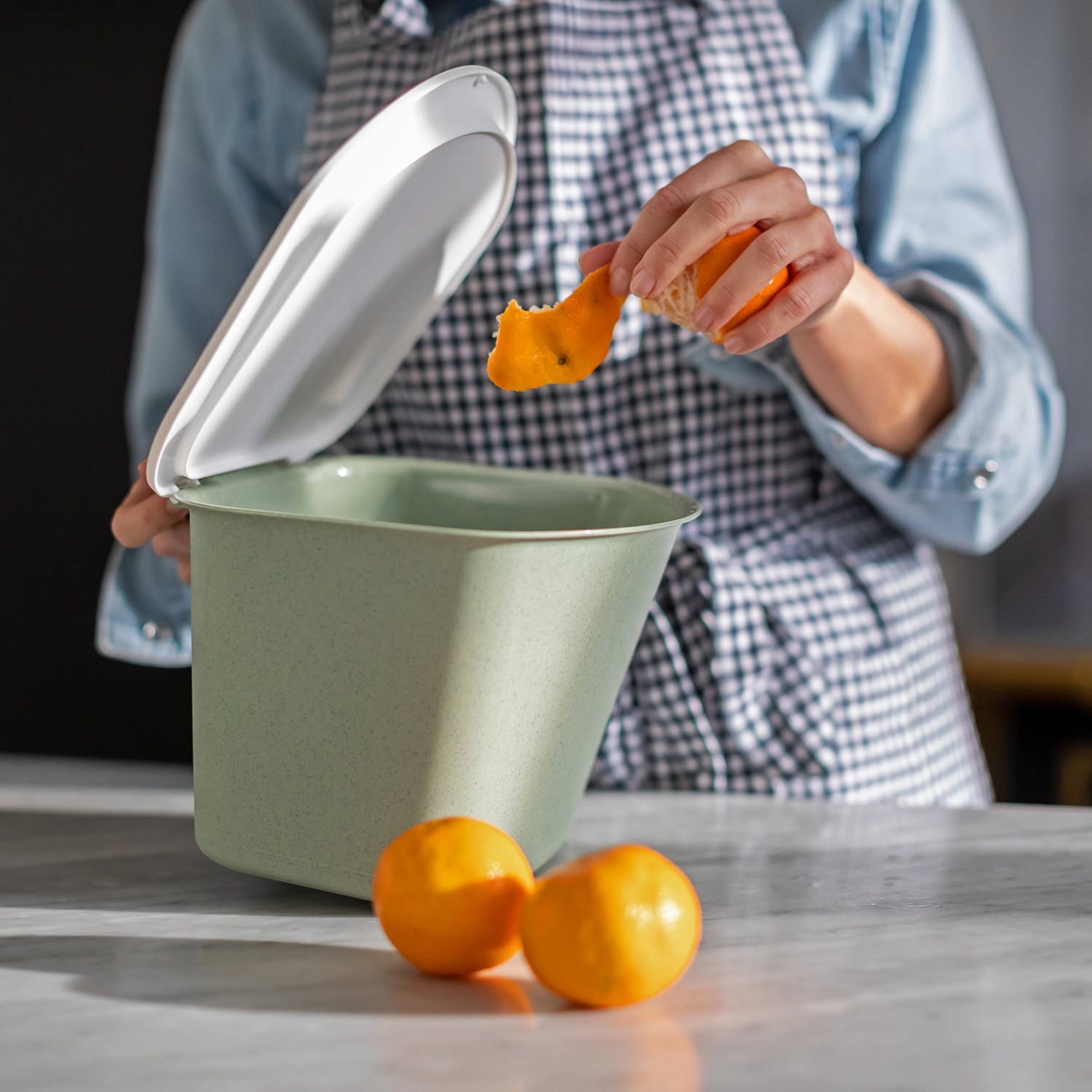 KOZIOL Biomülleimer »BIBO«, 1 Behälter, 100% recycelbar. Melaminfrei, made in Germany