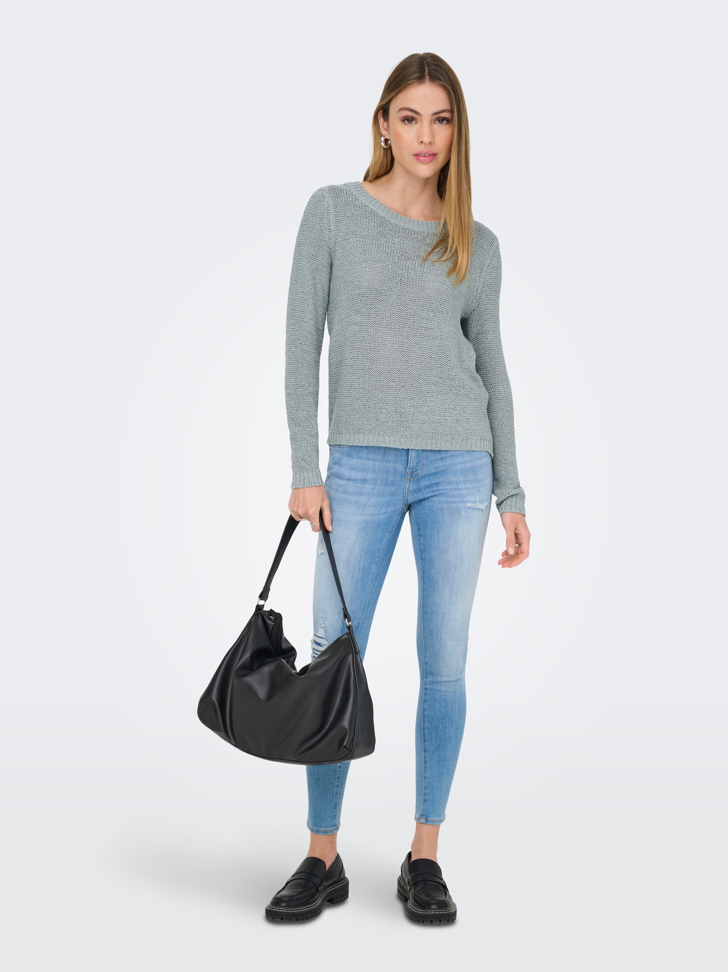 ONLY Strickpullover »ONLGEENA XO L/S PULLOVER KNT NOOS«