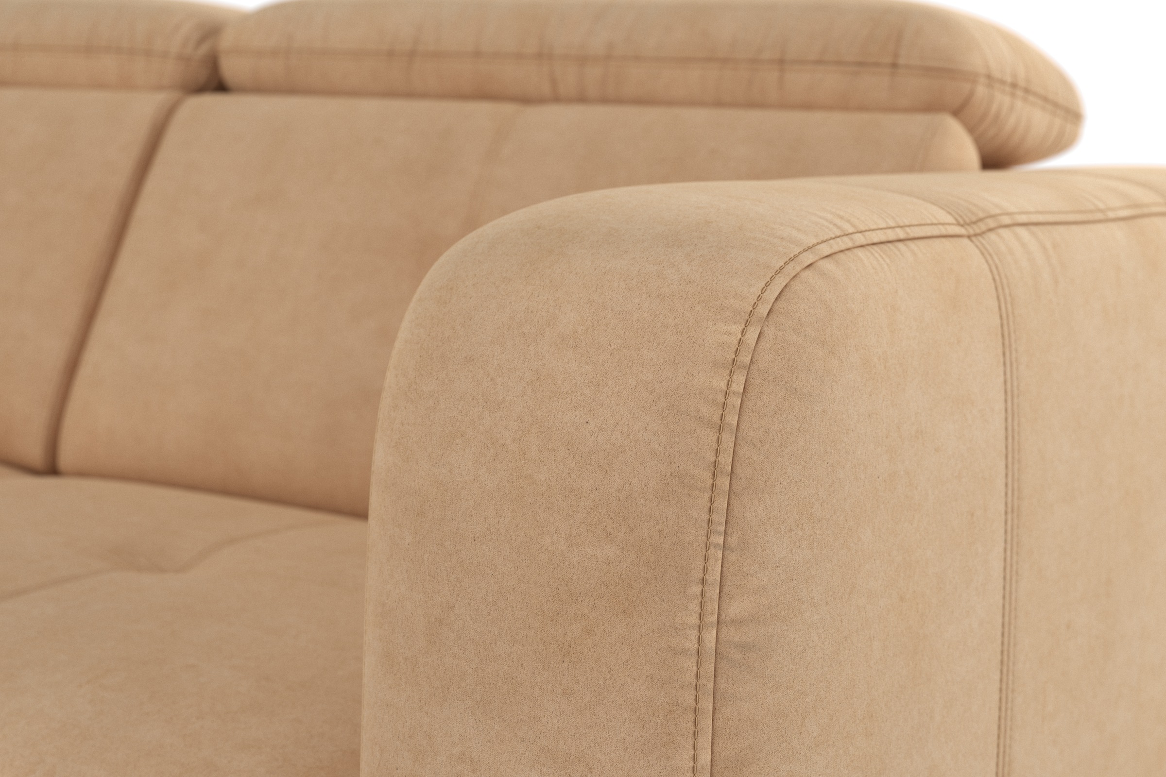 sit&more Ecksofa »Belluci L-Form« inklusive Federkern, wahlweise mit Bettfunktion und Bettkasten