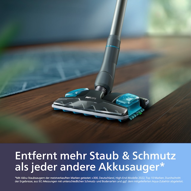 Philips Nass-Trocken-Akkusauger »XC8055/01 Aqua Plus 8000 Series«, mit PrecisionPower  Smart-Düse, bis zu 80 Minuten Laufzeit | BAUR