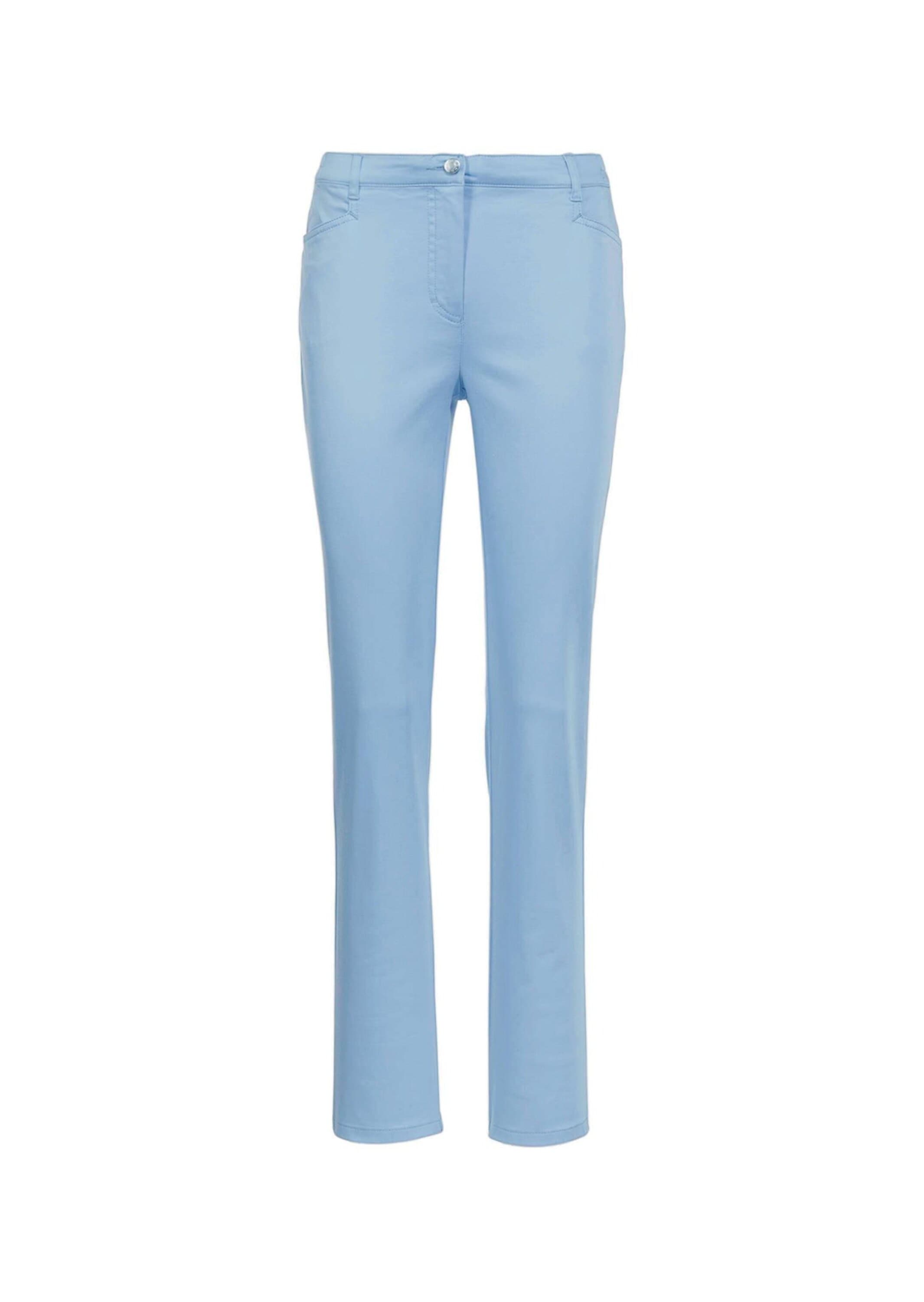GOLDNER Stoffhose "Baumwollhose mit Dehnbund" Ohne