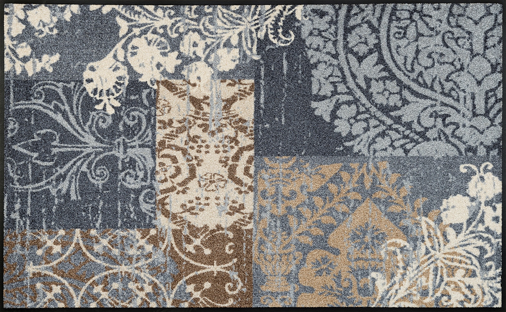wash+dry by Kleen-Tex Läufer "Armonia" rechteckig 7 mm Höhe Schmutzfangläufer, Patchwork Design, Ornamente, rutschhemmend