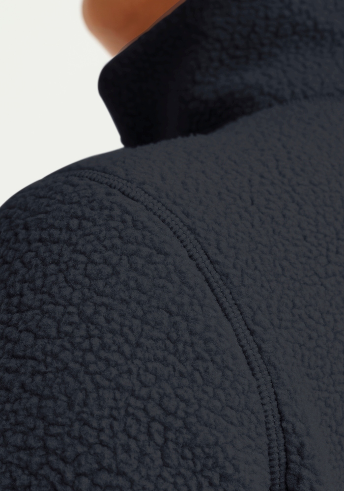 Jack Wolfskin Fleecepullover »LITE CURL HZ W«, mit hohem Kragen, aus Polyester

