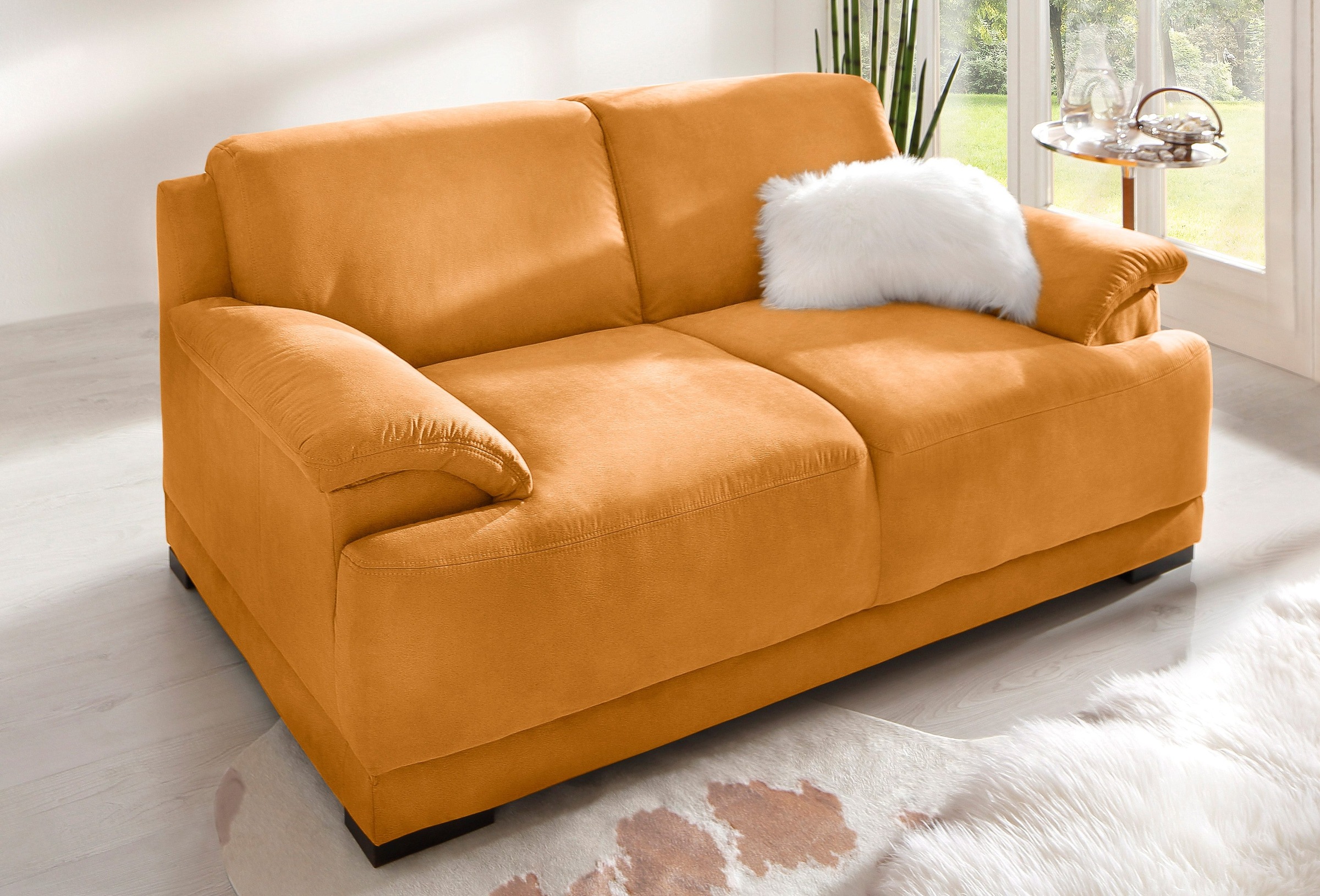 Home affaire 2-Sitzer "Telos, Boxspring-Federung toller Sitzkomfort, zeitlo günstig online kaufen