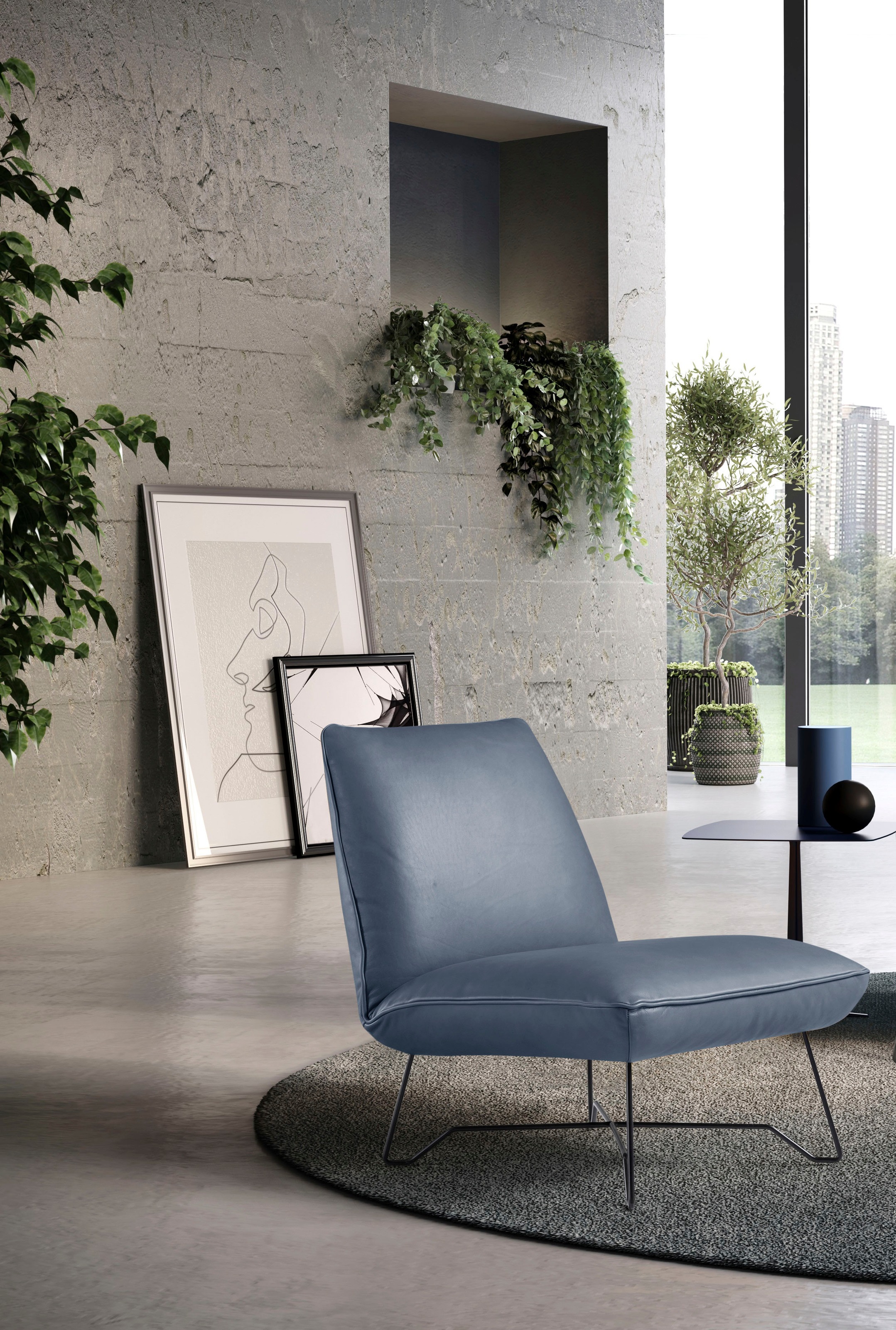 Egoitaliano Sessel »Lia Loungesessel, elegant und stylisch, toller Sitzkomfort«, extravaganter Designsessel, Solitärsessel