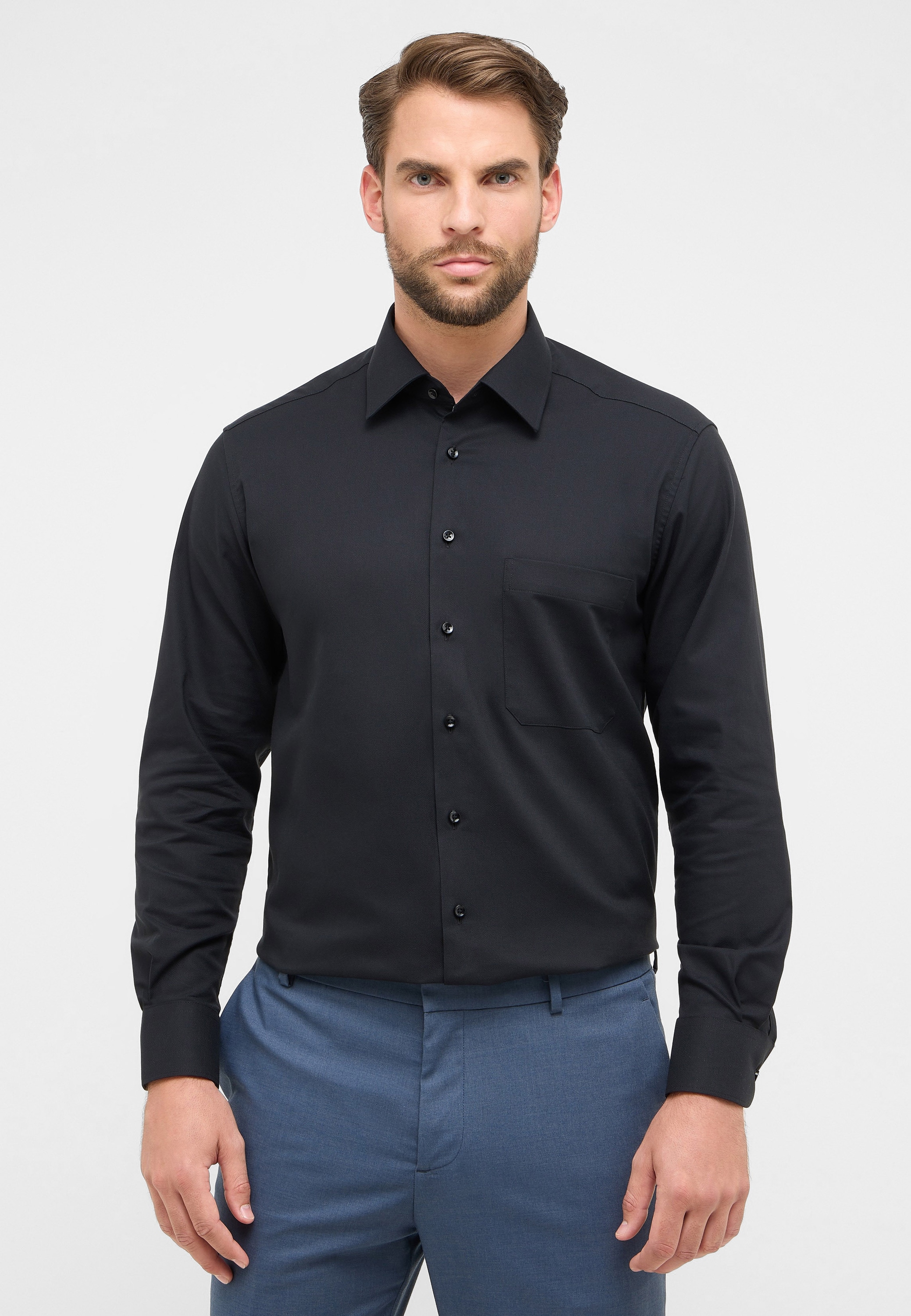 Eterna Langarmhemd "COMFORT FIT", NON IRON (bügelfrei) günstig online kaufen