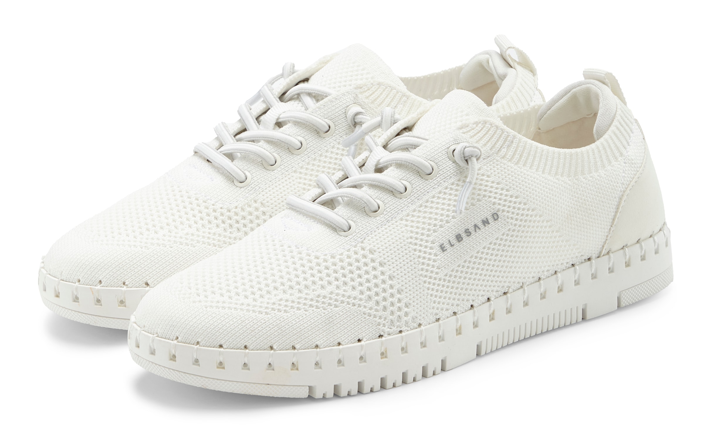 Elbsand Sneaker »Freizeitschuh, Slip-On-Sneaker«  zum Reinschlüpfen mit elastischen Schnürbändern VEGAN