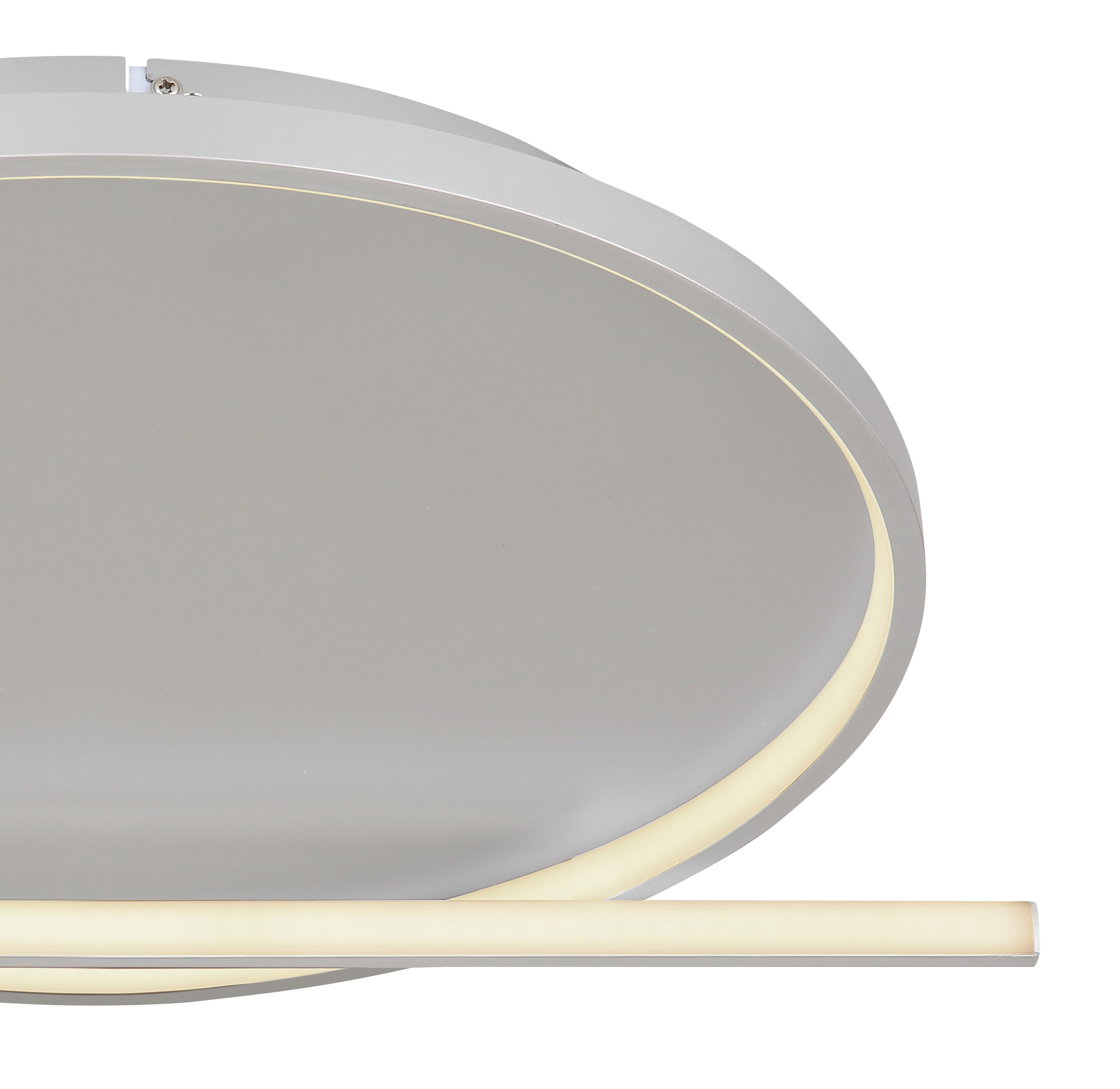GLOBO LIGHTING LED Deckenleuchte »RONDA«, Leuchtmittel LED-Modul | LED fest integriert, Deckenlampe/LxBxH: 635x480x82mm/Wohnzimmer/Schlafzimmer