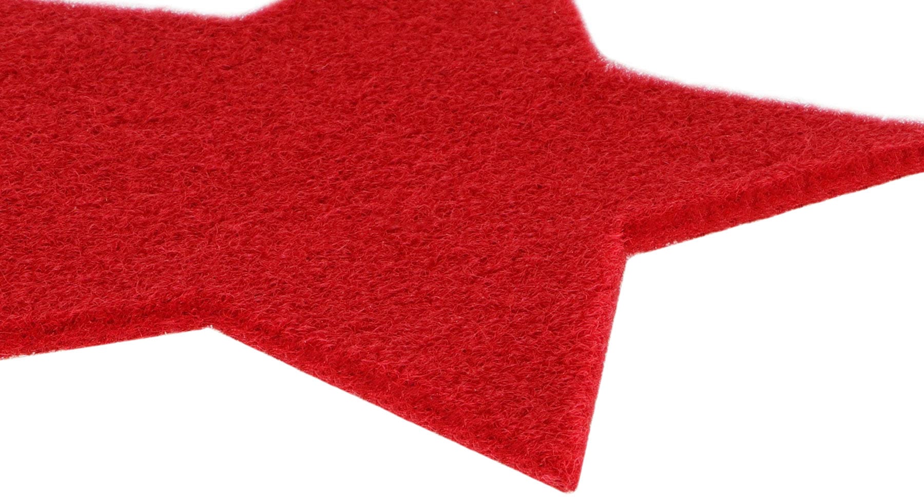 Primaflor-Ideen in Textil Platzset »Stern, Weihnachtsdeko rot«, (Set, 2 St.), auch ideal als Untersetzer oder Dekoration, Größe 29,5 cm