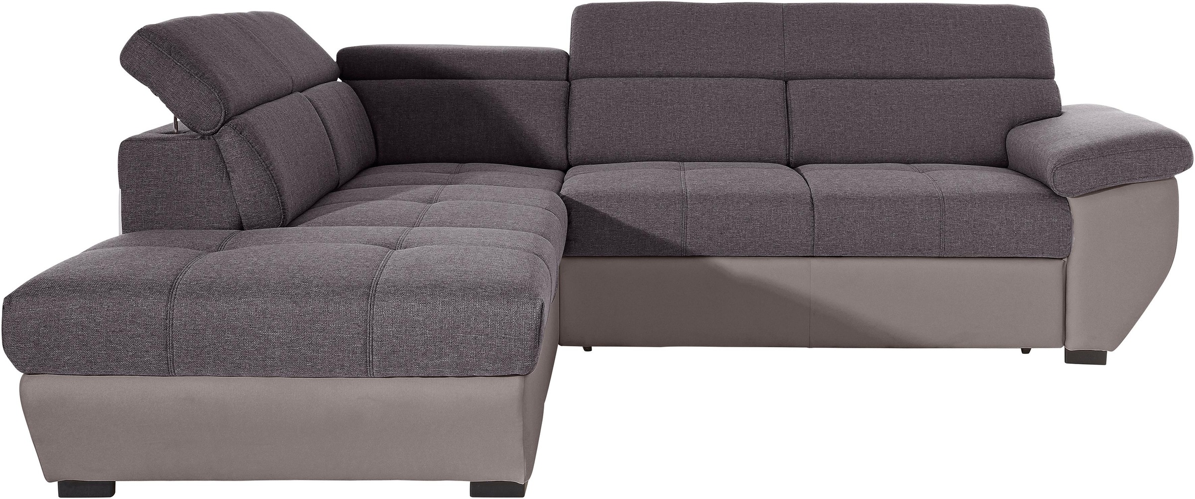 COTTA Ecksofa »Speedway L-Form«, mit Kopfteilverstellung, wahlweise mit Bettfunktion & Bettkasten