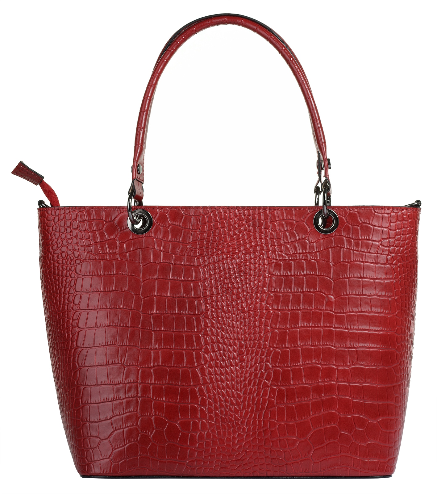 Cluty Henkeltasche echt Leder, Made in Italy