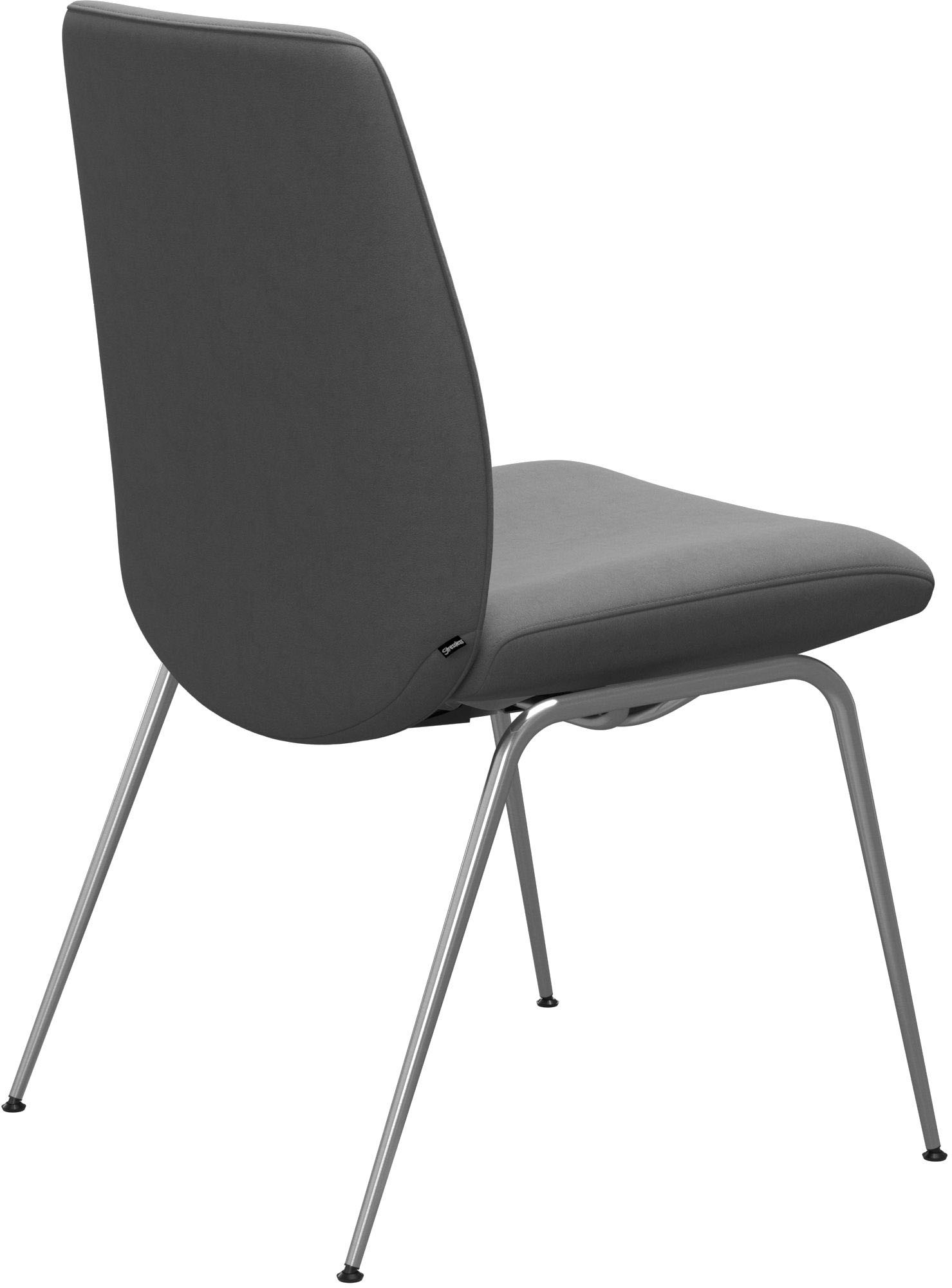 Stressless® Polsterstuhl »Laurel«, Microfaser DINAMICA, Low Back, Größe L, mit Beinen aus Stahl in Schwarz matt