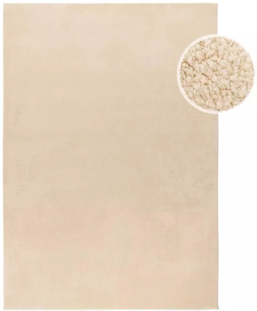 Carpet City Teppich "CALMA 200" rechteckig 14 mm Höhe Kurzflor, Waschbar, A günstig online kaufen
