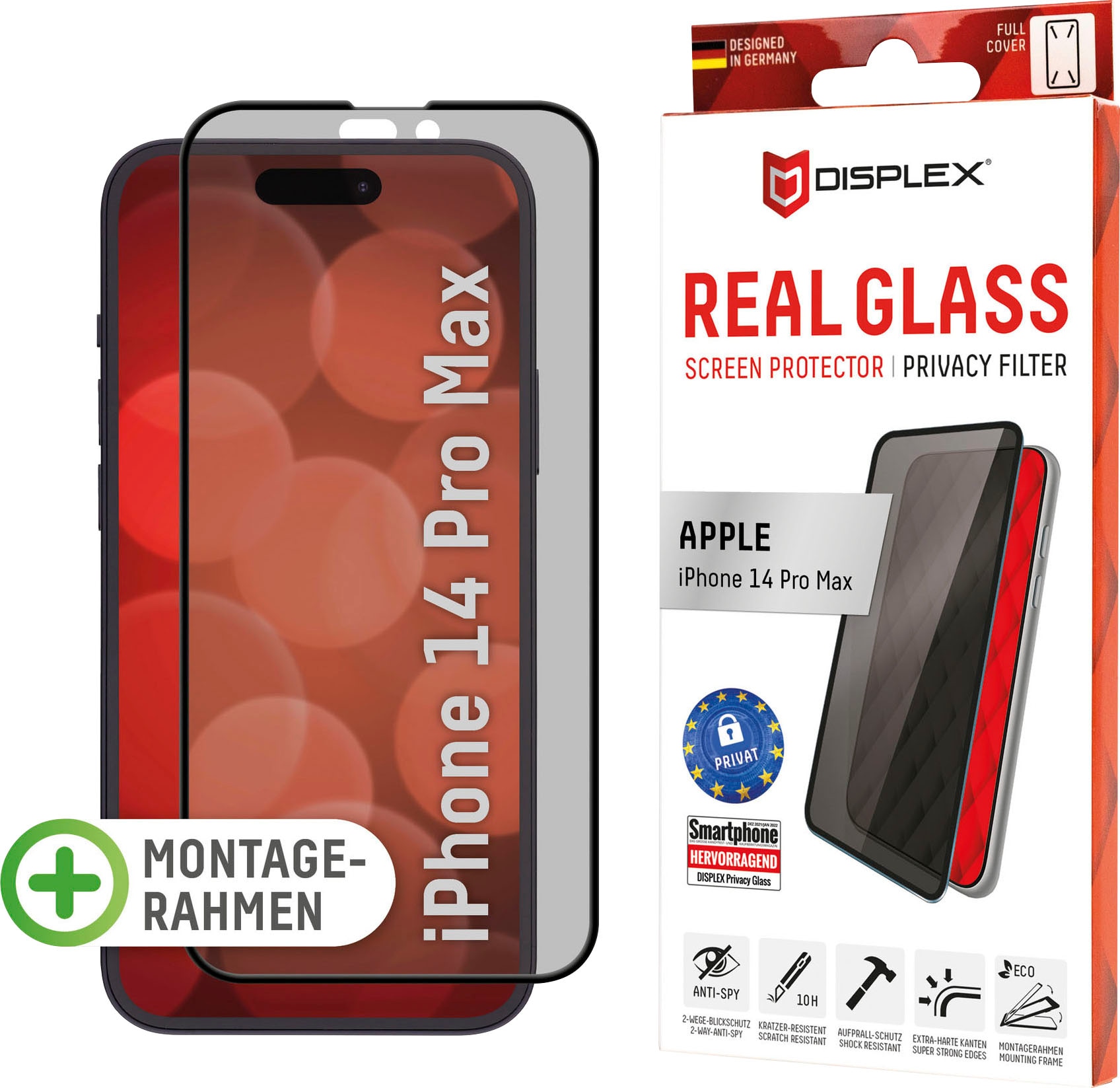 Displayschutzglas »Privacy Glass FC - iPhone 14 Pro Max«