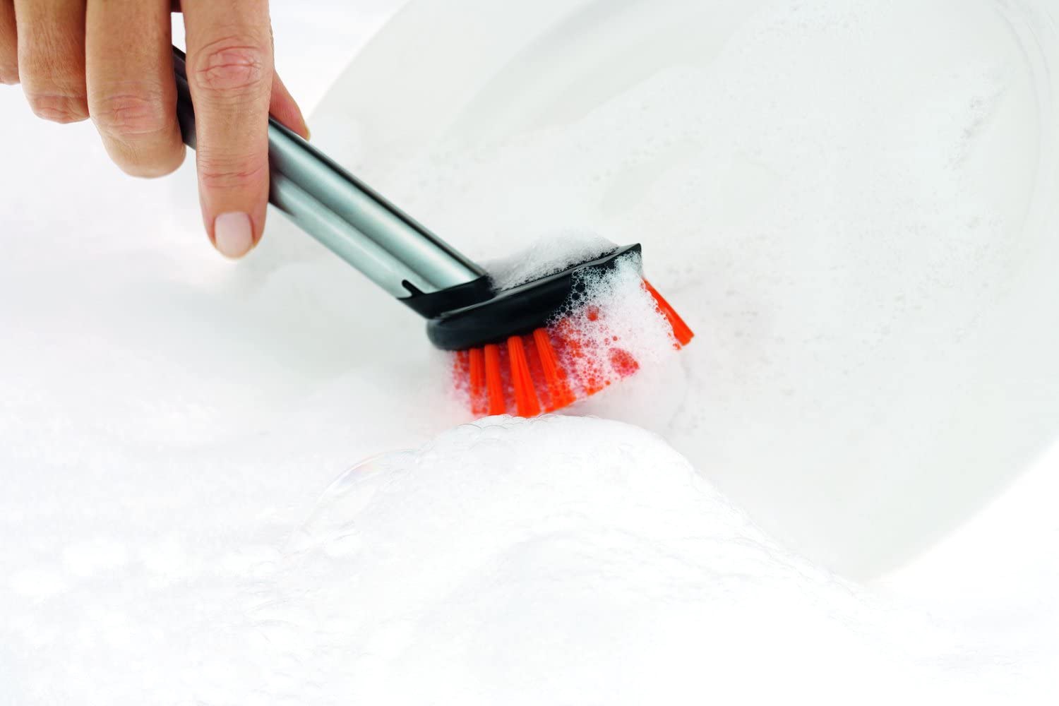 RÖSLE Reinigungsbürste aus Edelstahl  Polyester Spülbürste mit Wechselkopf, günstig online kaufen