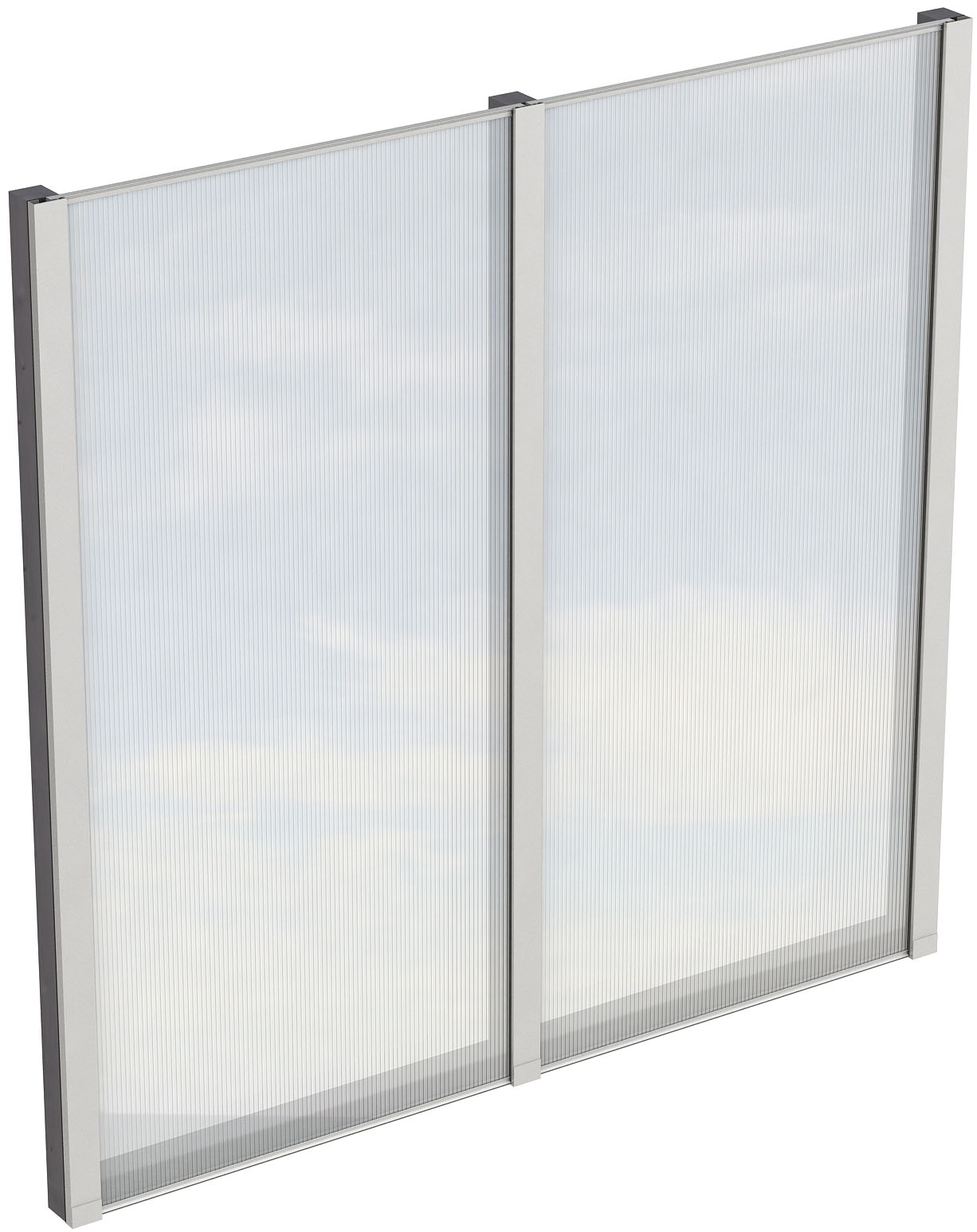 Skanholz Carport-Seitenwand m. Polycarbonat, freistehend günstig online kaufen