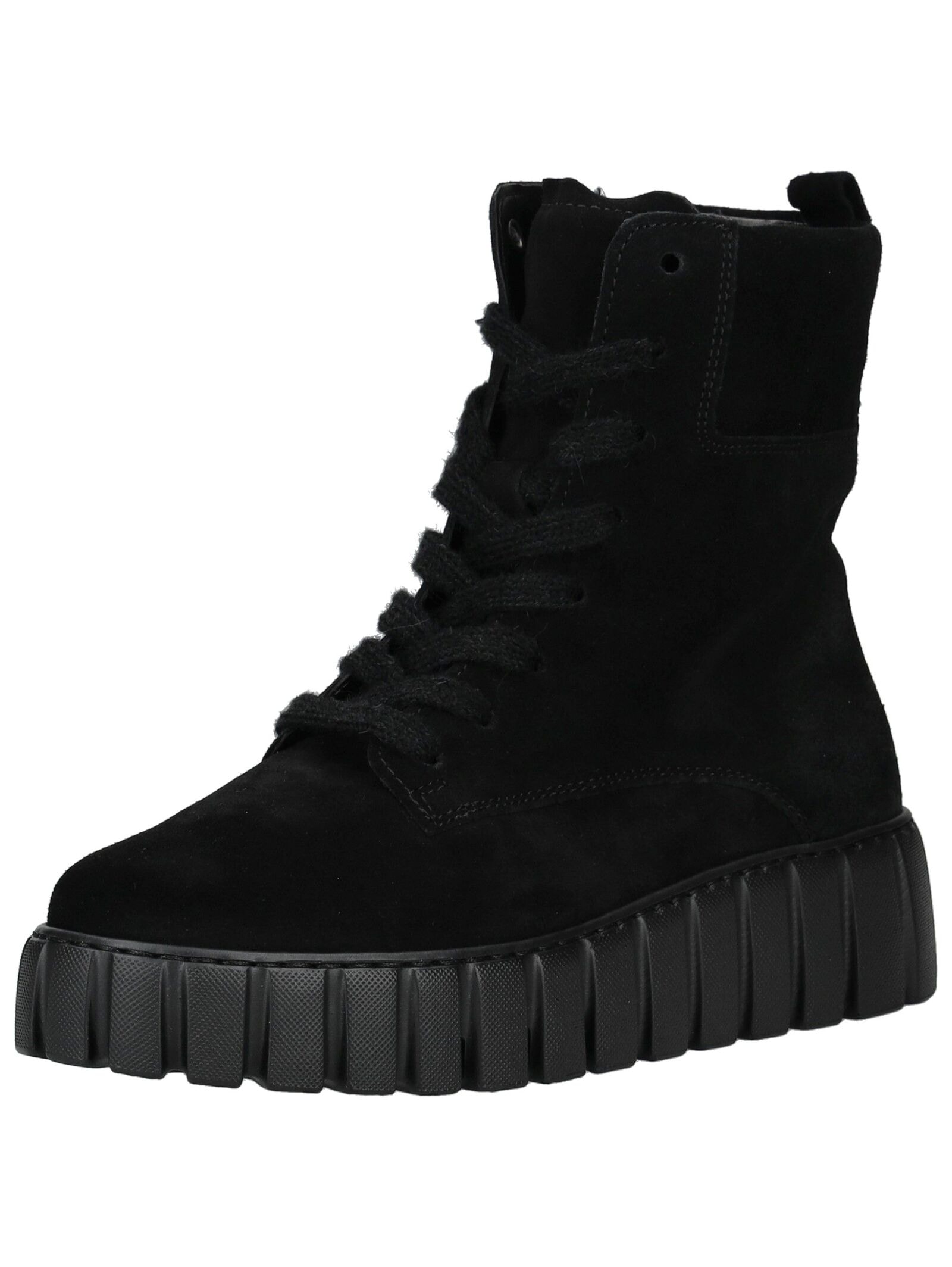 Gabor Comfort Schnürstiefelette "Gabor Comfort Stiefelette Veloursleder" günstig online kaufen