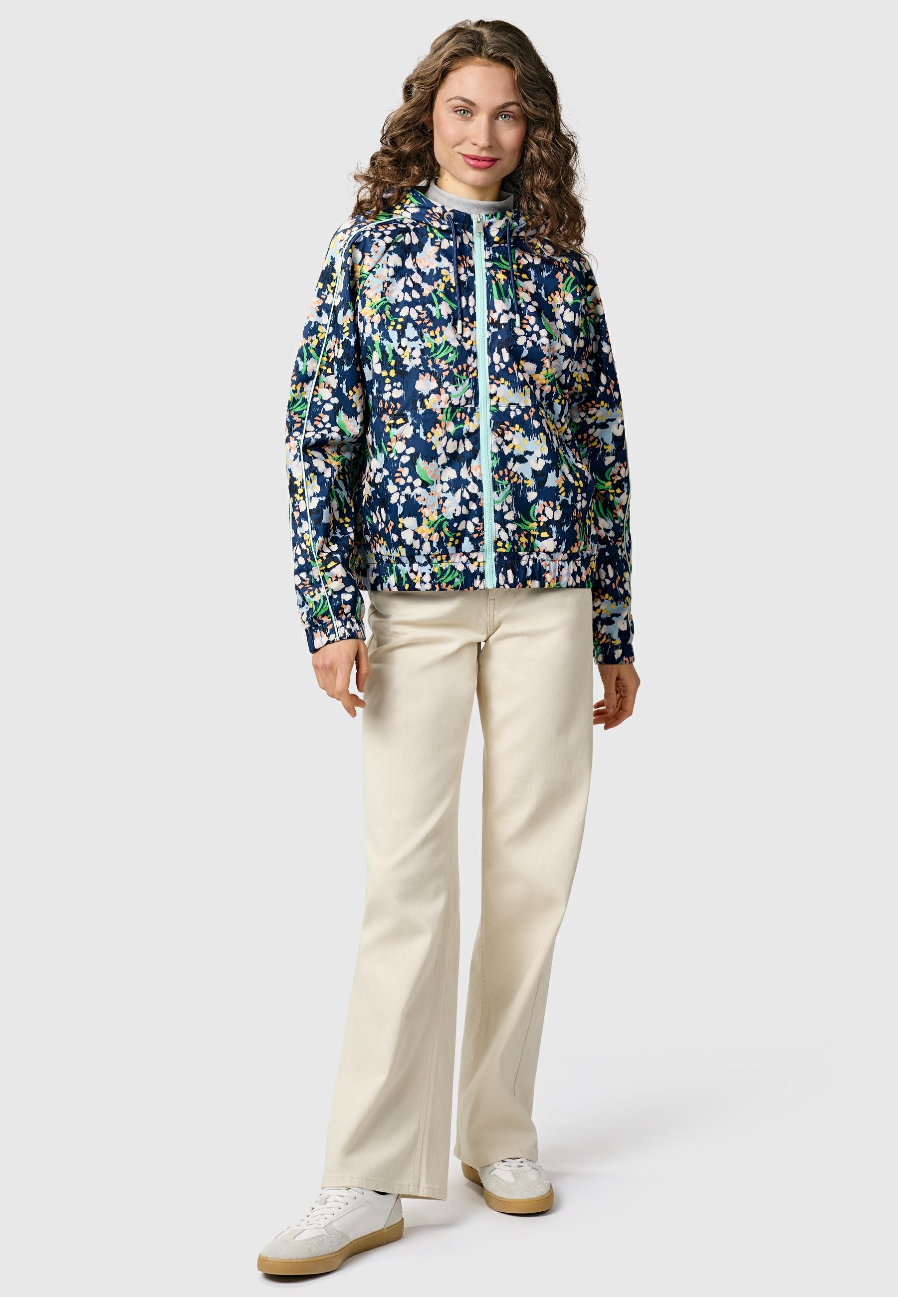 Ragwear Funktionsjacke »Andrin Print« mit Kapuze Gemusterte funktionale Übergangsjacke