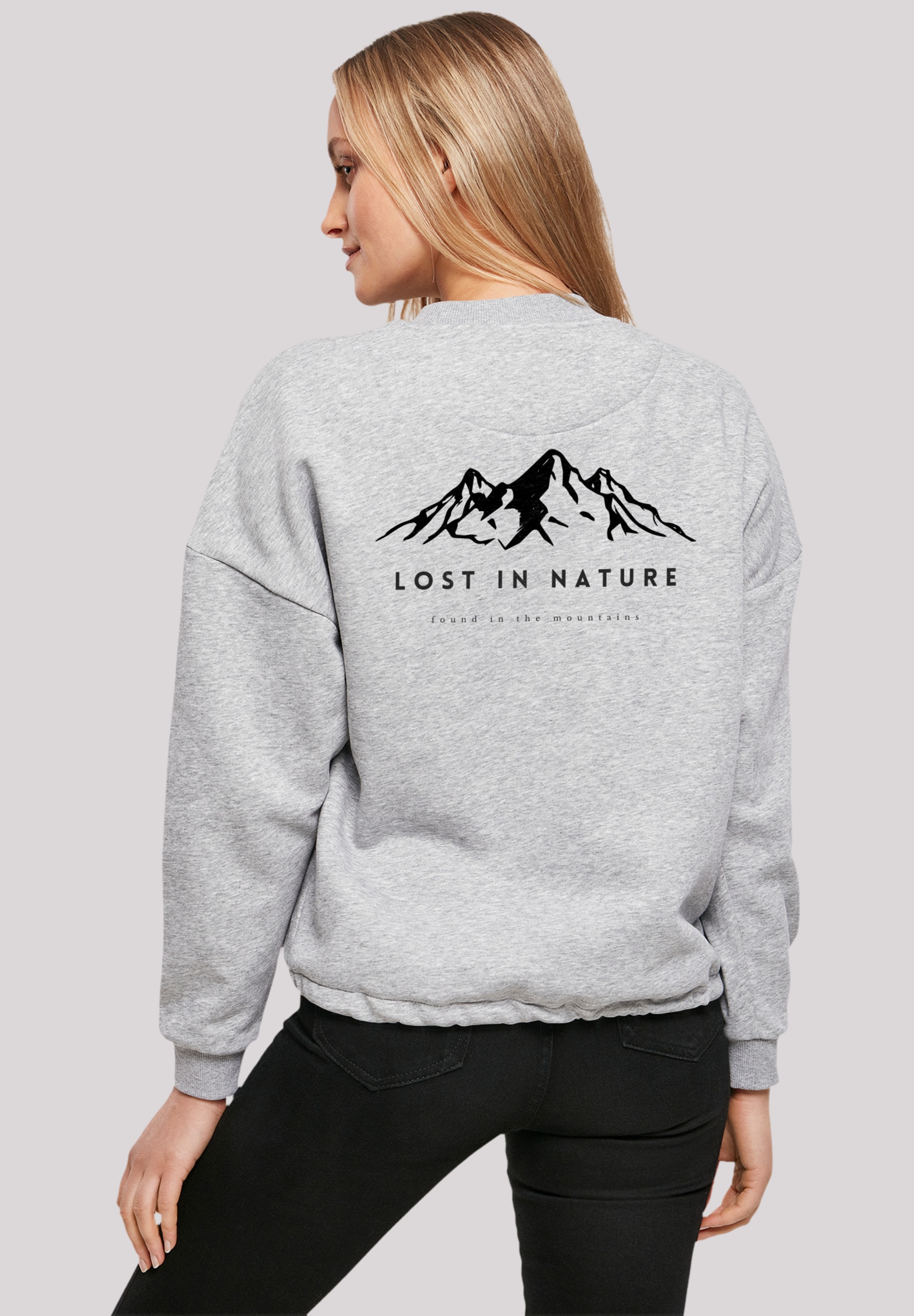 Sweatshirt »Lost in nature«, Print