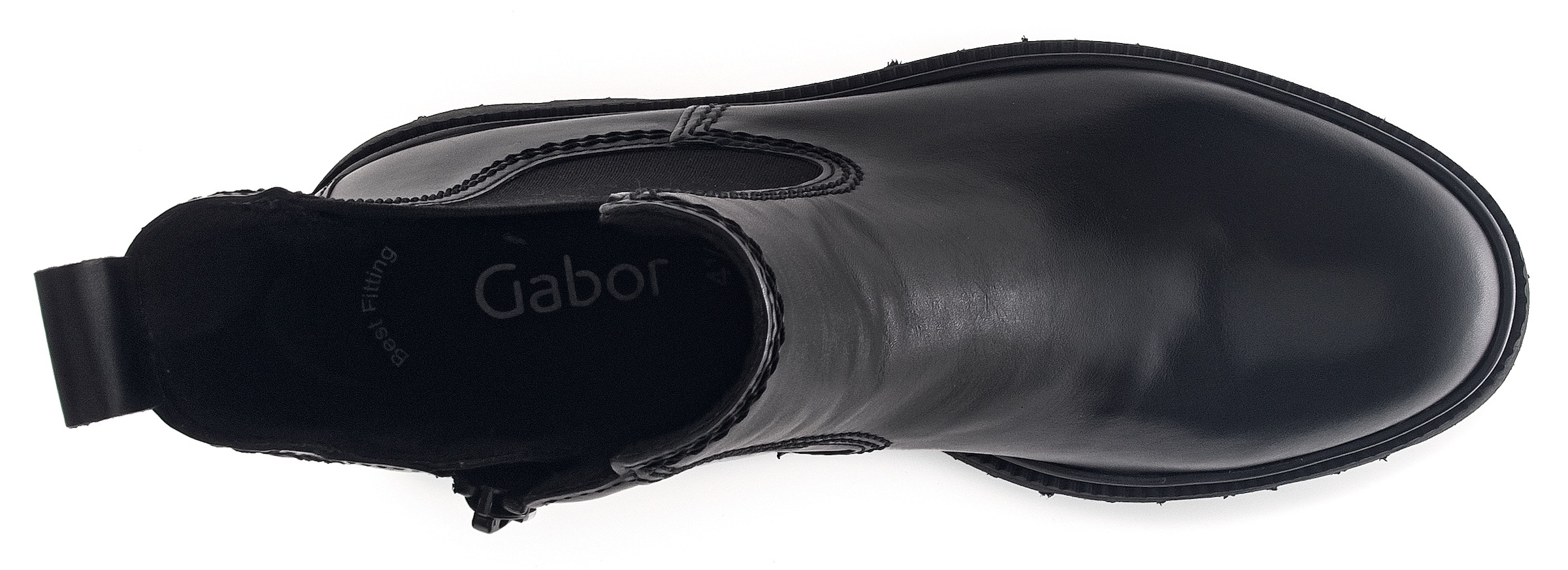 Gabor Chelseaboots, Blockabsatz, Stiefelette, Chunky Boots, Best Fitting-Ausstattung